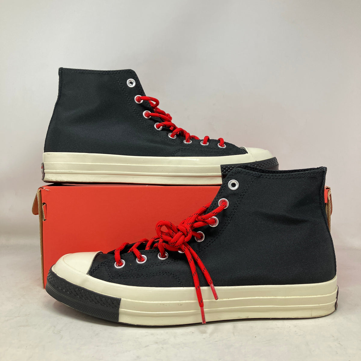 Converse Chuck 70 Trek Tech High Black Enamel Red