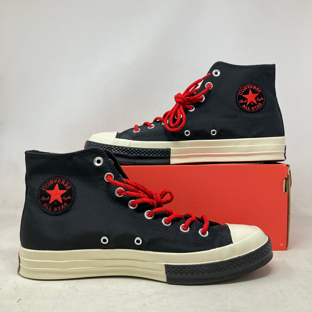 Converse Chuck 70 Trek Tech High Black Enamel Red
