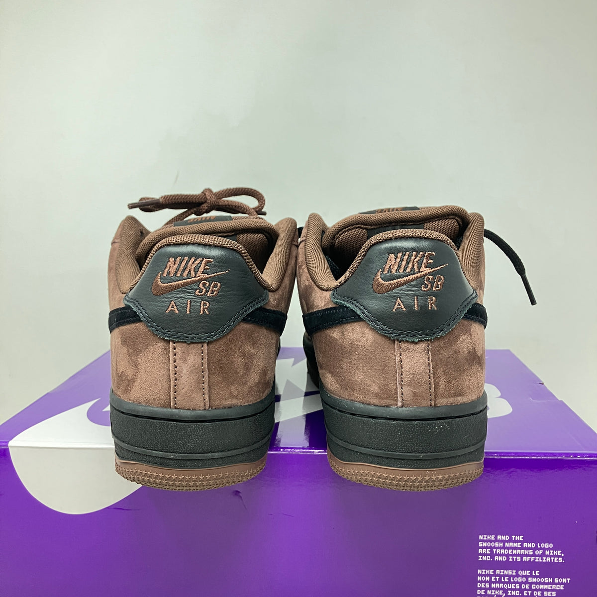Nike SB Air Force 1 Low Light Chocolate Black