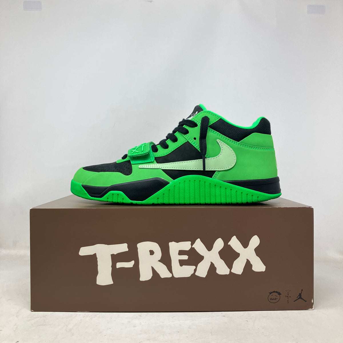 Jordan CJ1 T-Rexx Travis Scott Green Spark