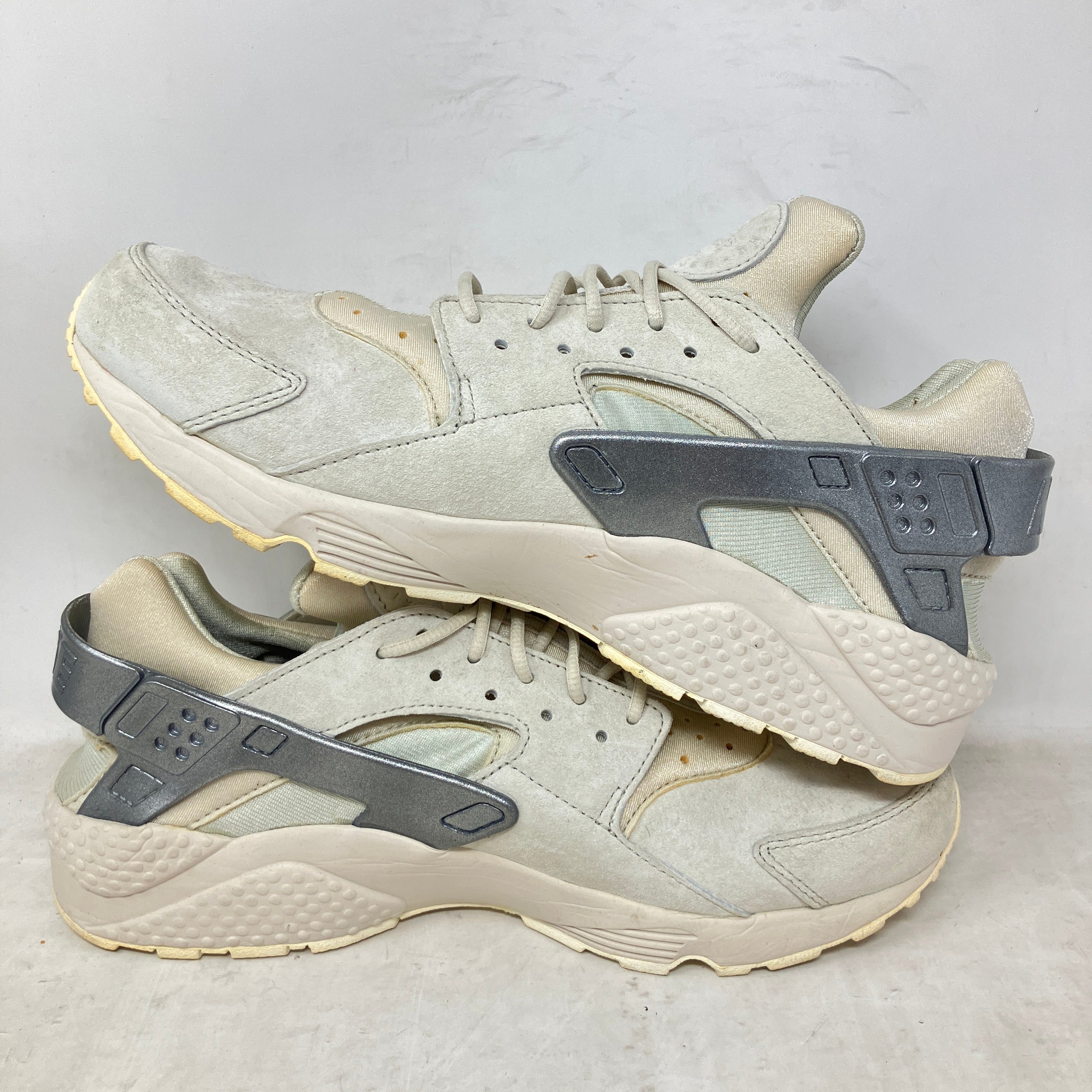 Nike Air Huarache Run Prm Light Bone Metallic Cool Grey-Sail