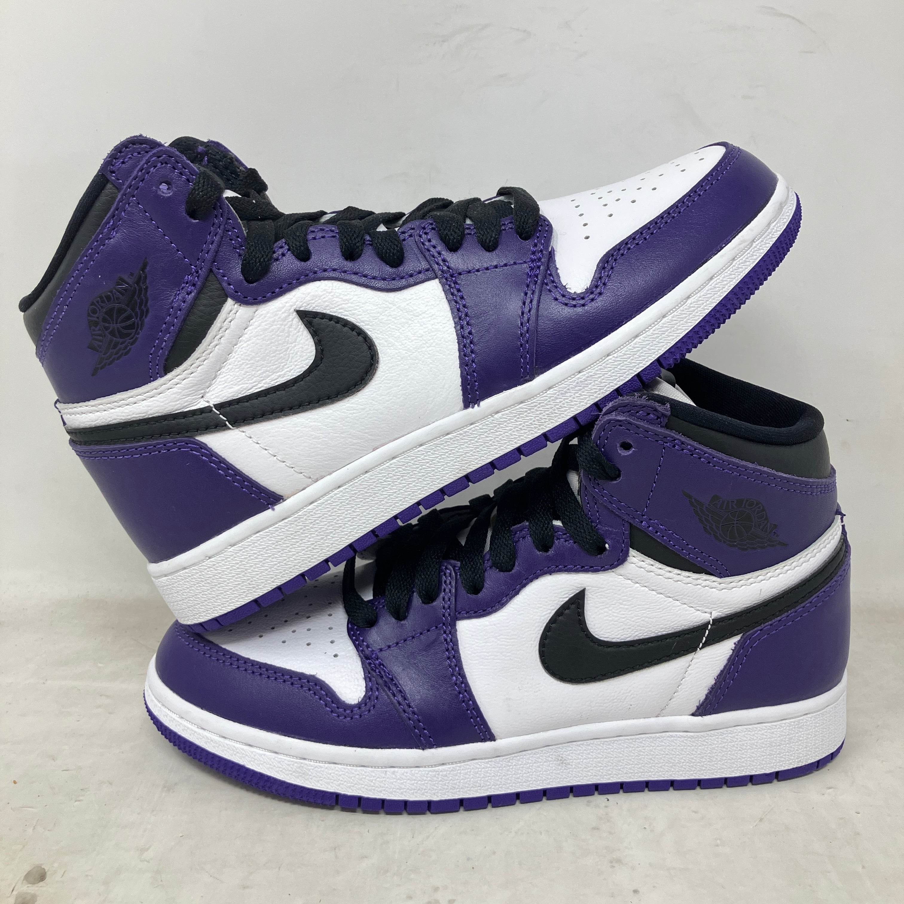 Jordan 1 Retro High Court Purple White (GS)