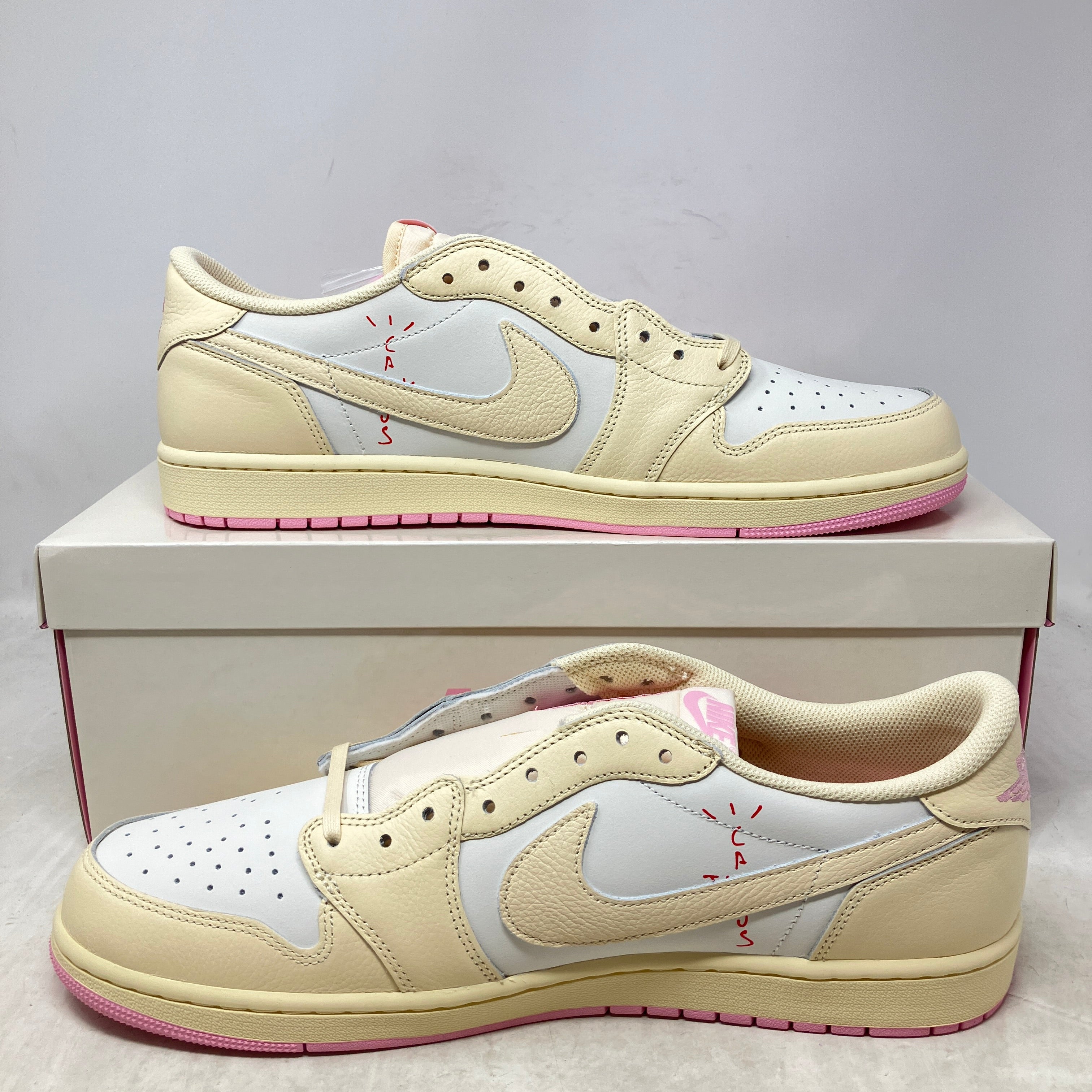 Jordan 1 Retro Low OG SP Travis Scott Shy Pink