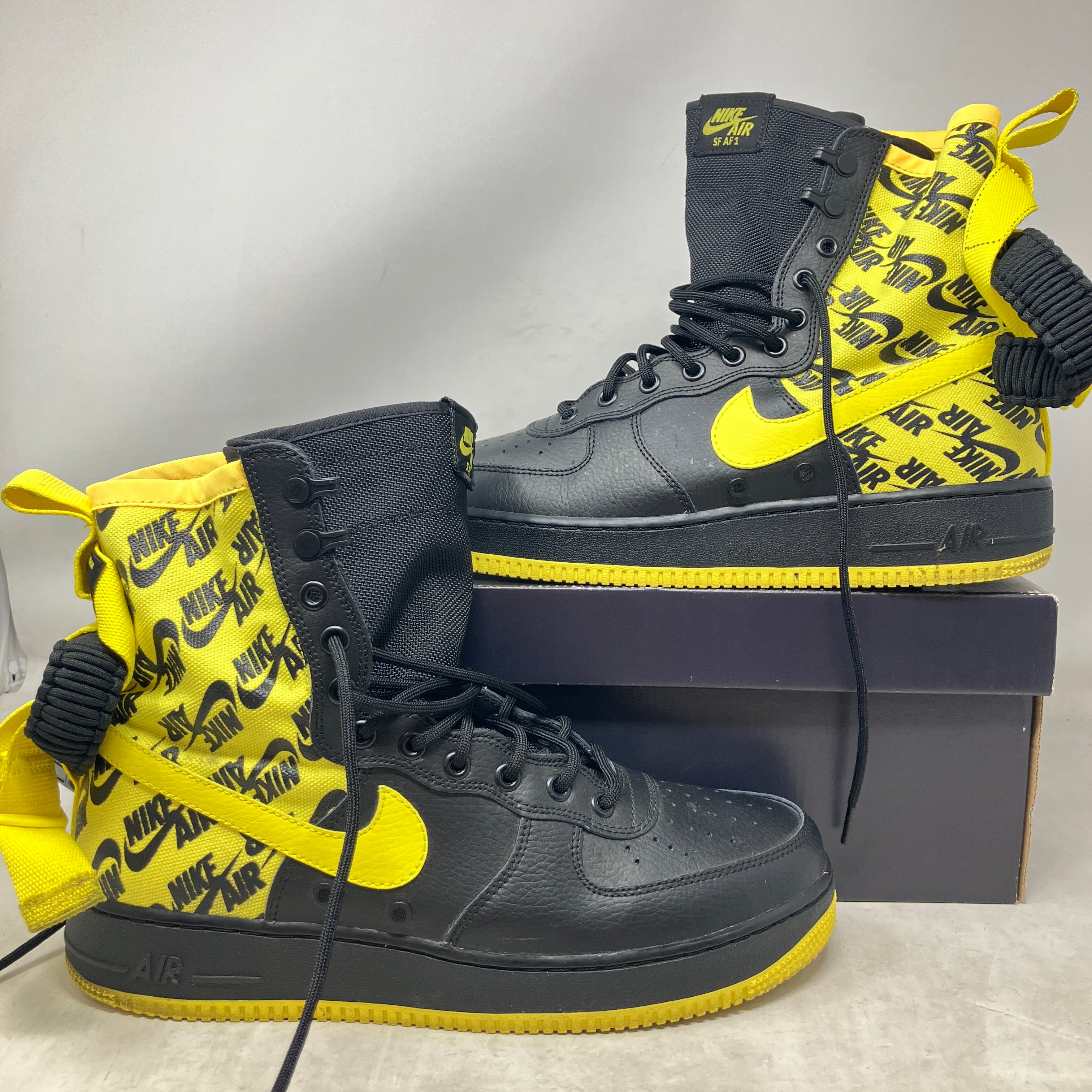 Nike SF Air Force 1 High Black Dynamic Yellow