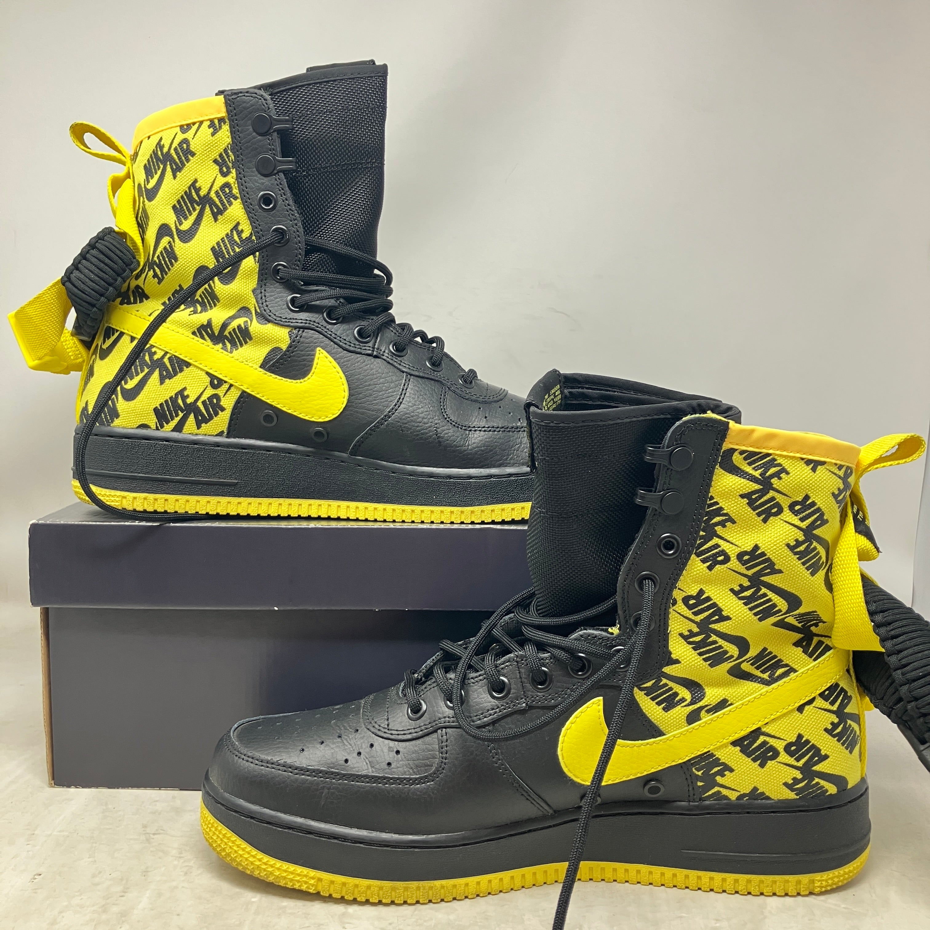 Nike SF Air Force 1 High Black Dynamic Yellow