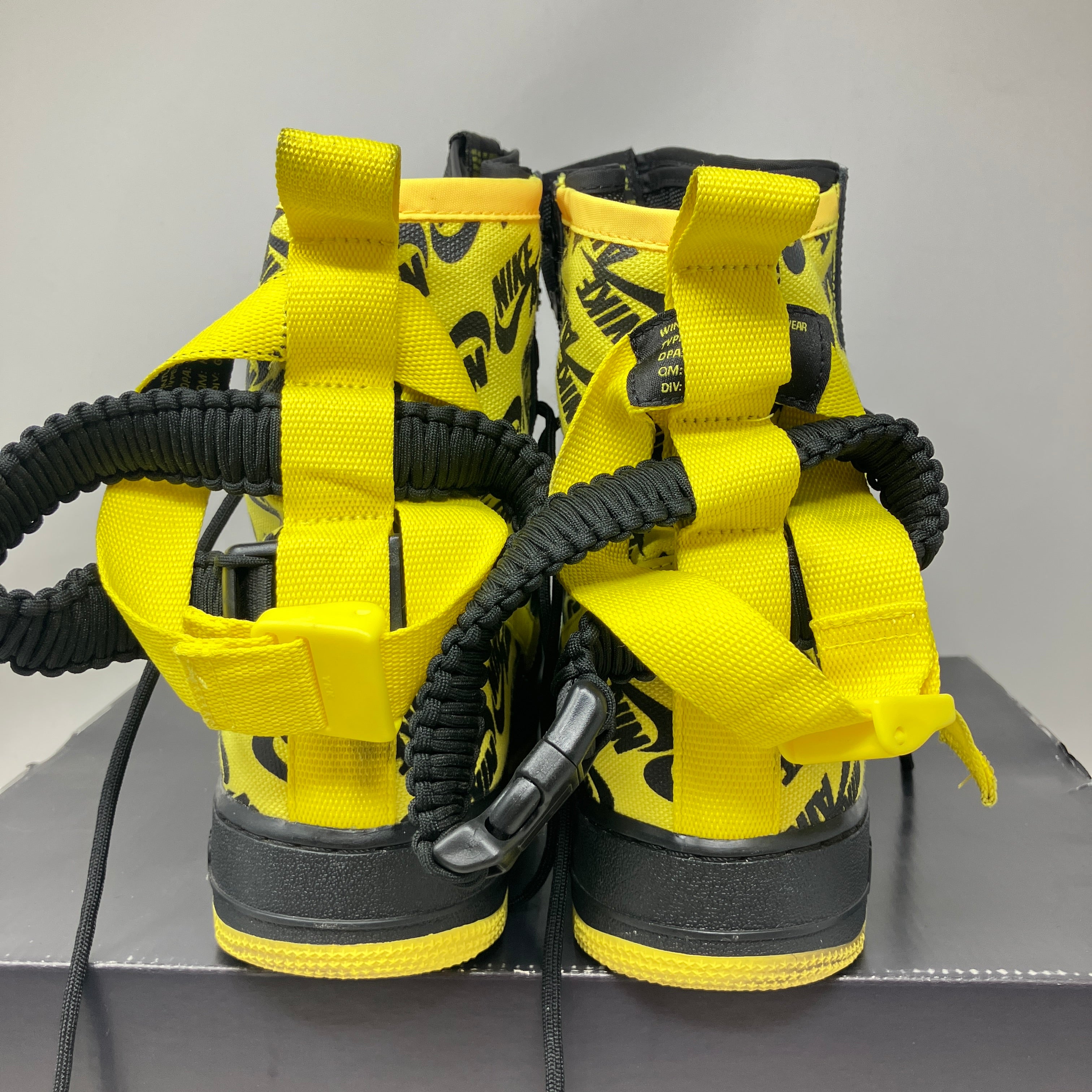 Nike SF Air Force 1 High Black Dynamic Yellow
