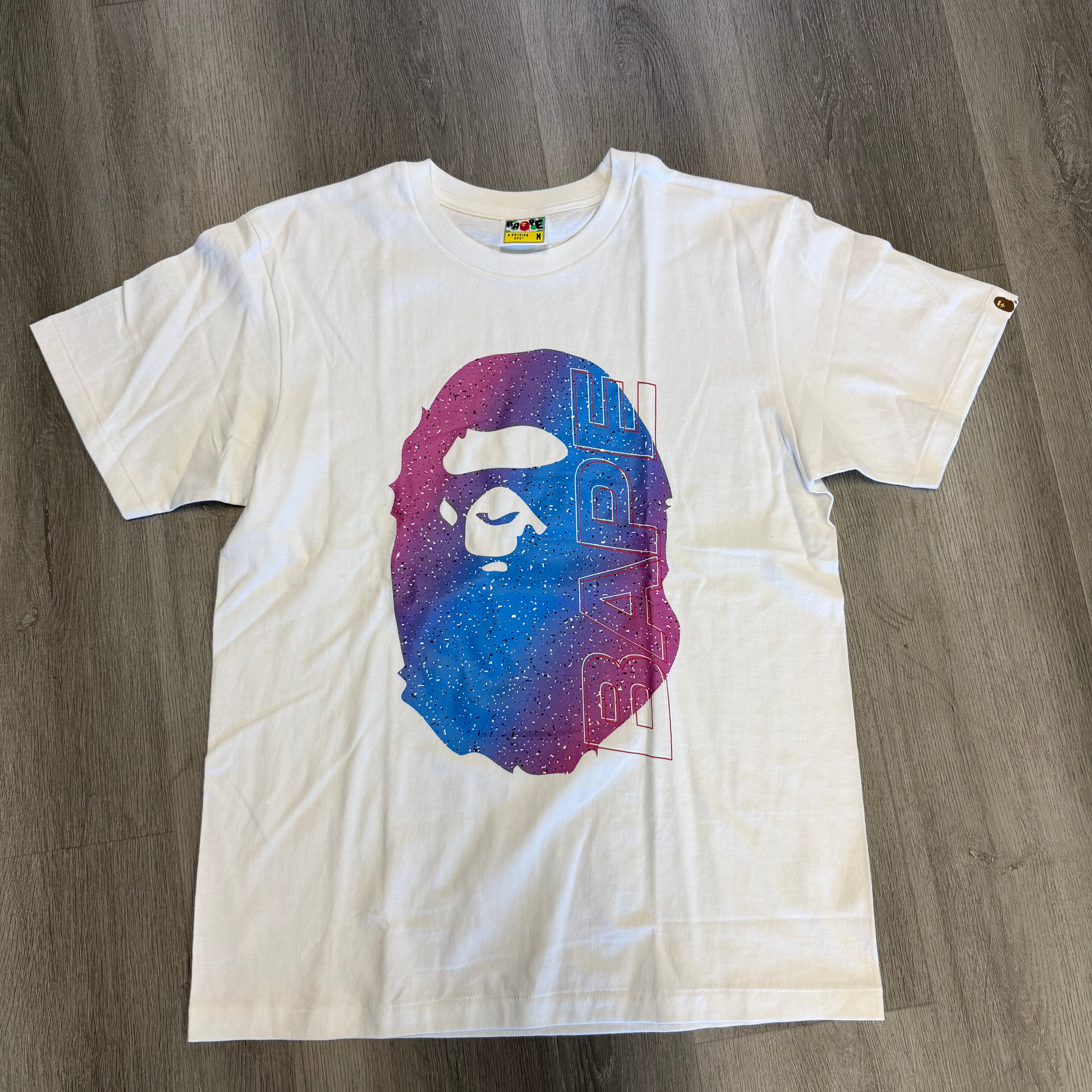 BAPE Electro Neon Ape Head T-Shirt White