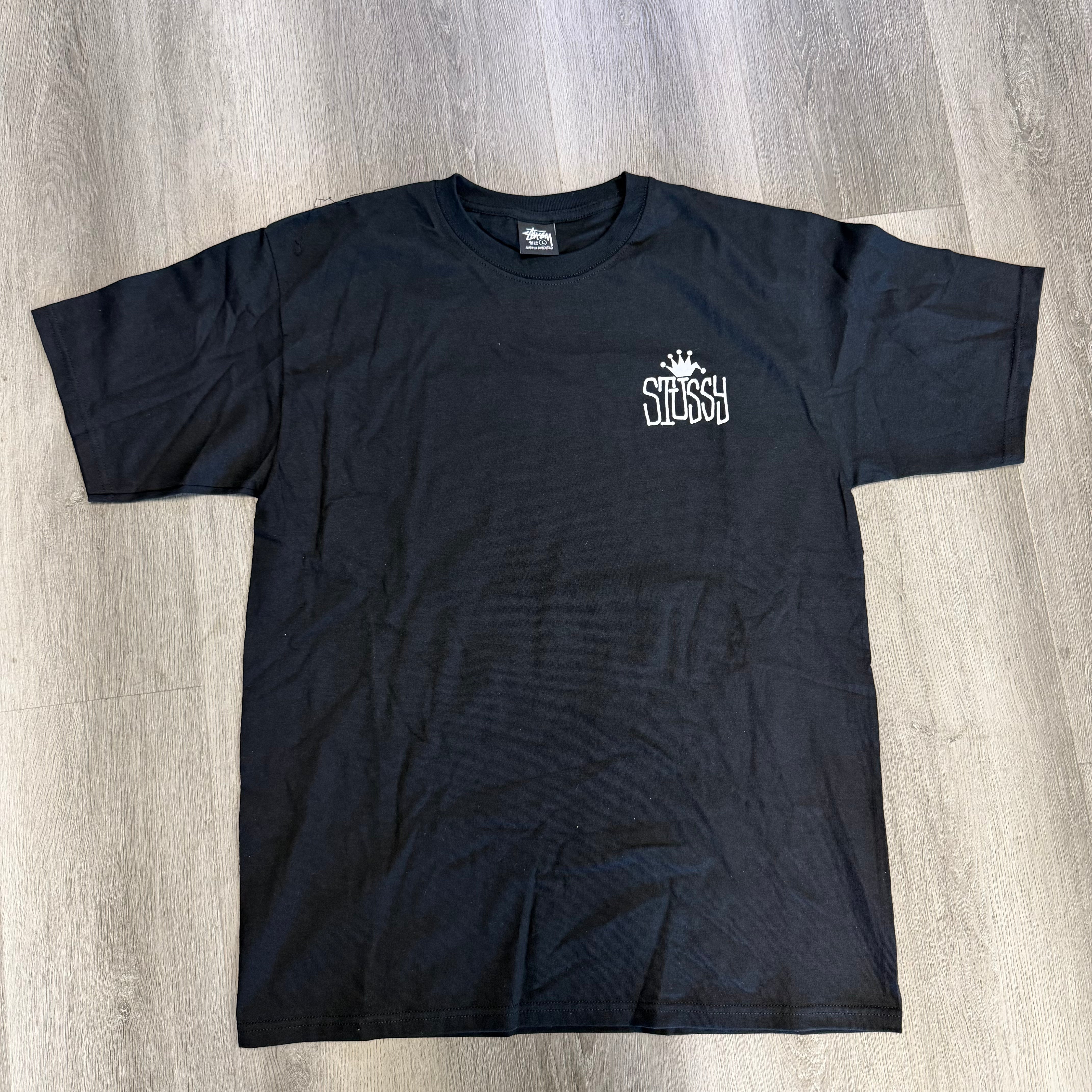 Stussy Crown International Tee Black