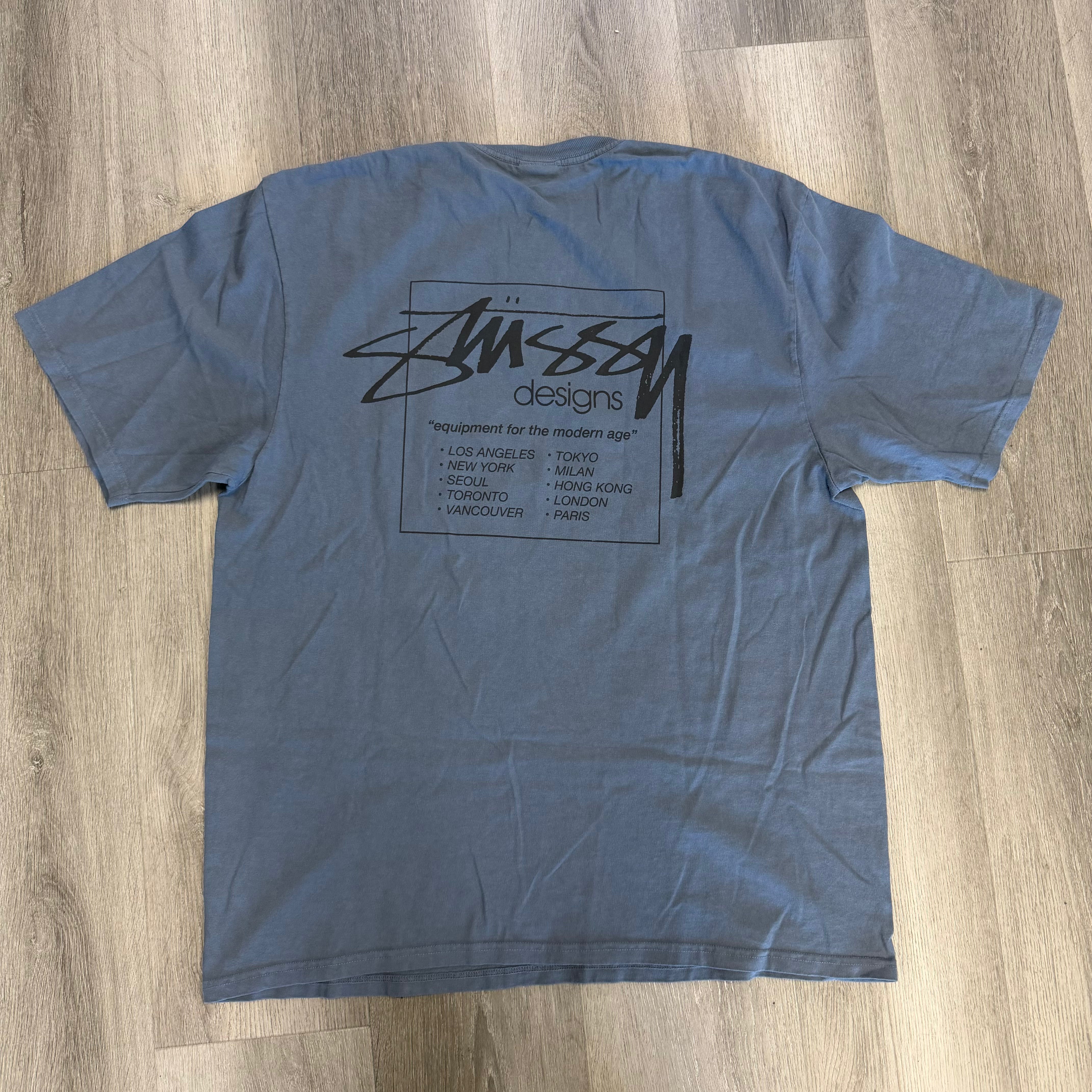 Stussy Modern Age Pigment Dyed Tee Navy