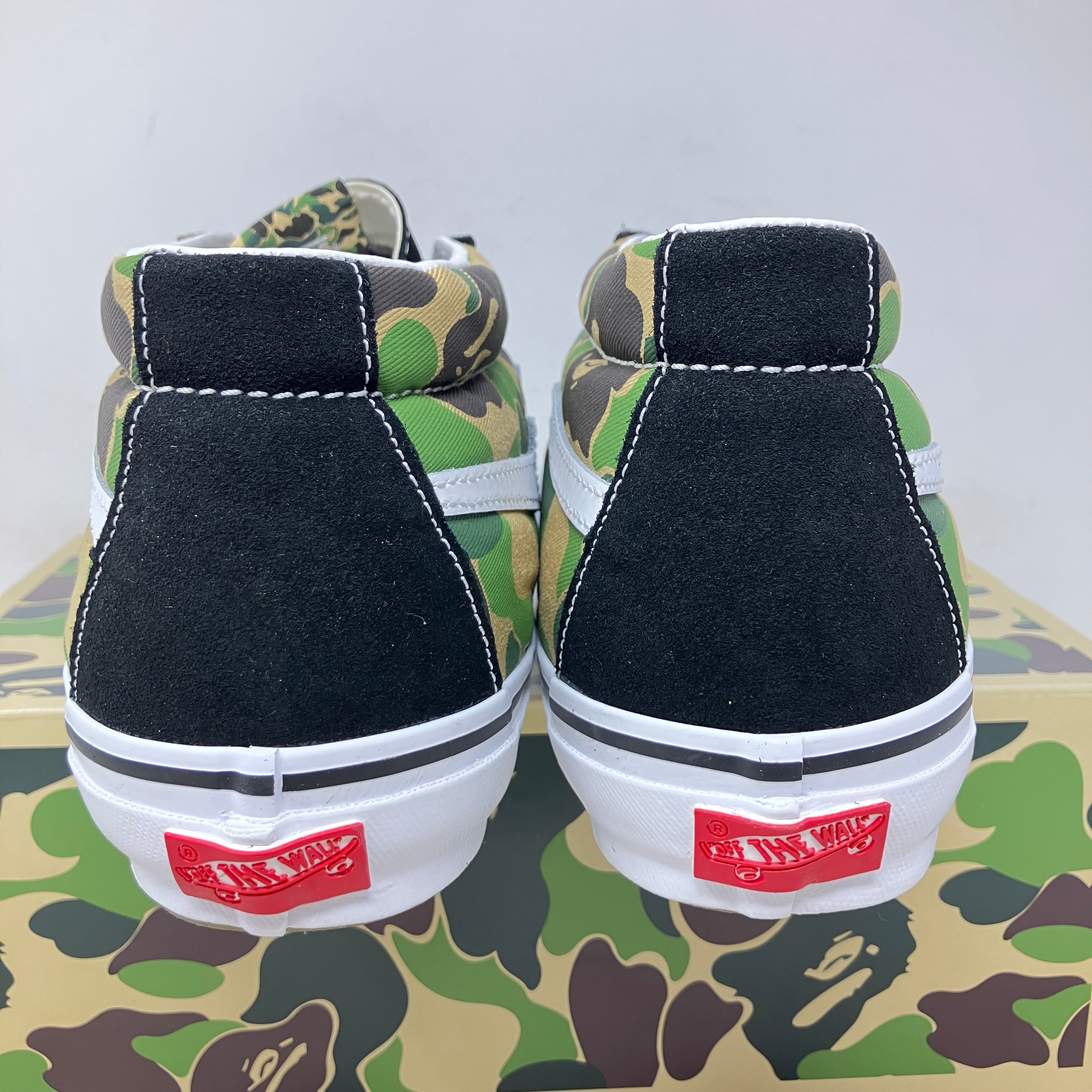 Vans LX Sk8-Mid Bape ABC Camo Black Green