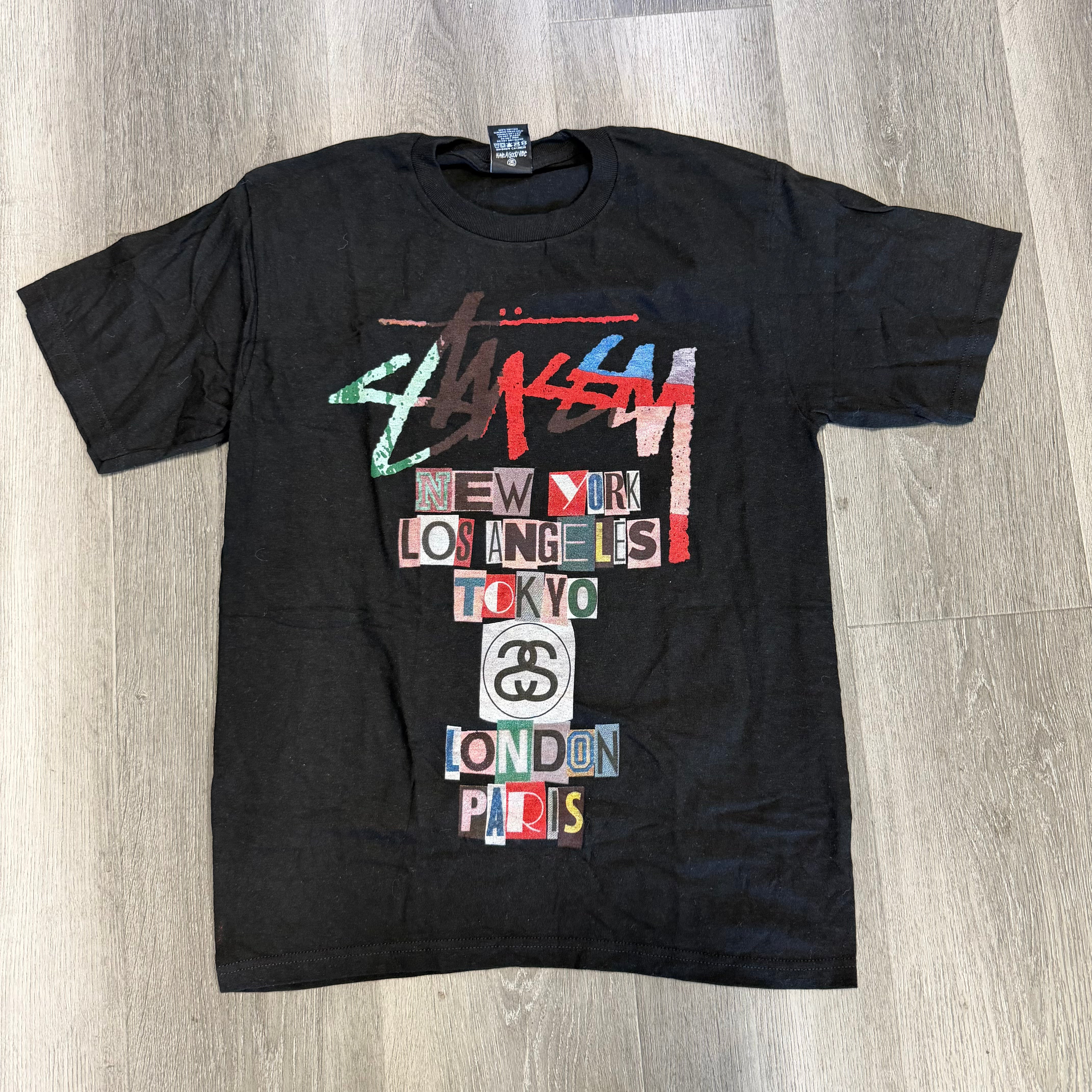 Stussy World Tour Tee Black
