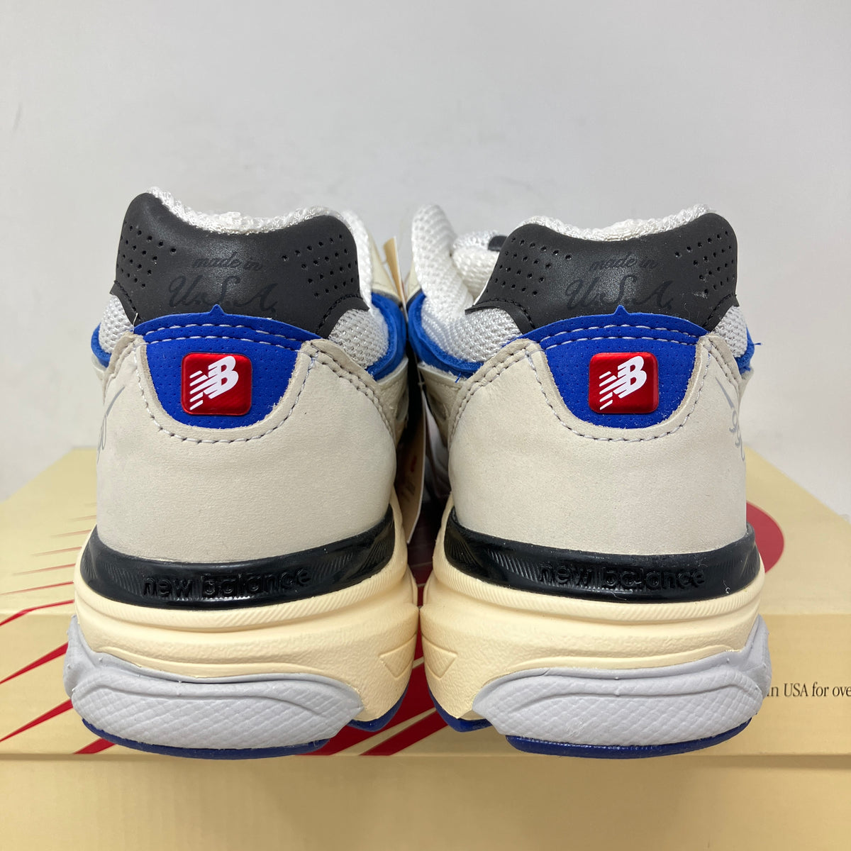 New Balance 990v3 MiUSA White Blue