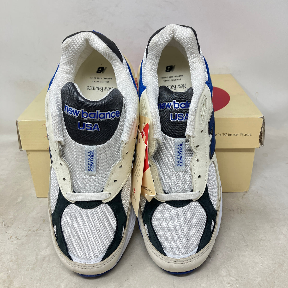 New Balance 990v3 MiUSA White Blue
