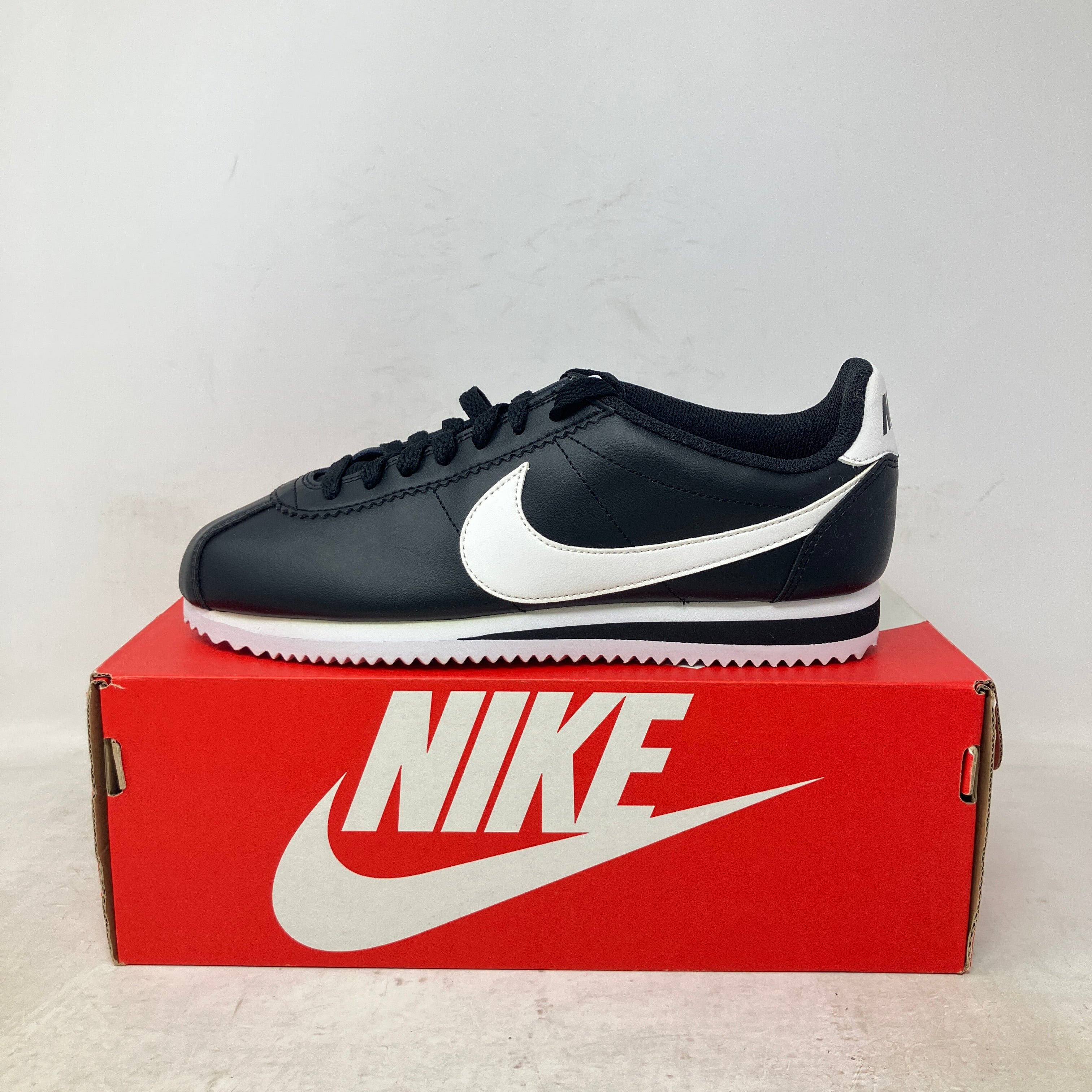 Nike Classic Cortez Black White (Women's)