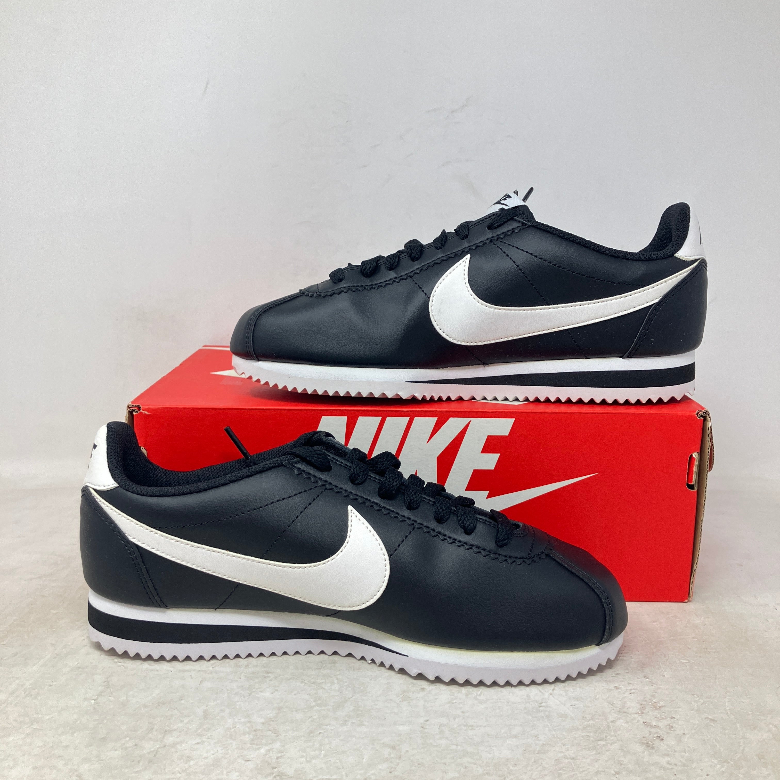 Nike Classic Cortez Black White (Women's)
