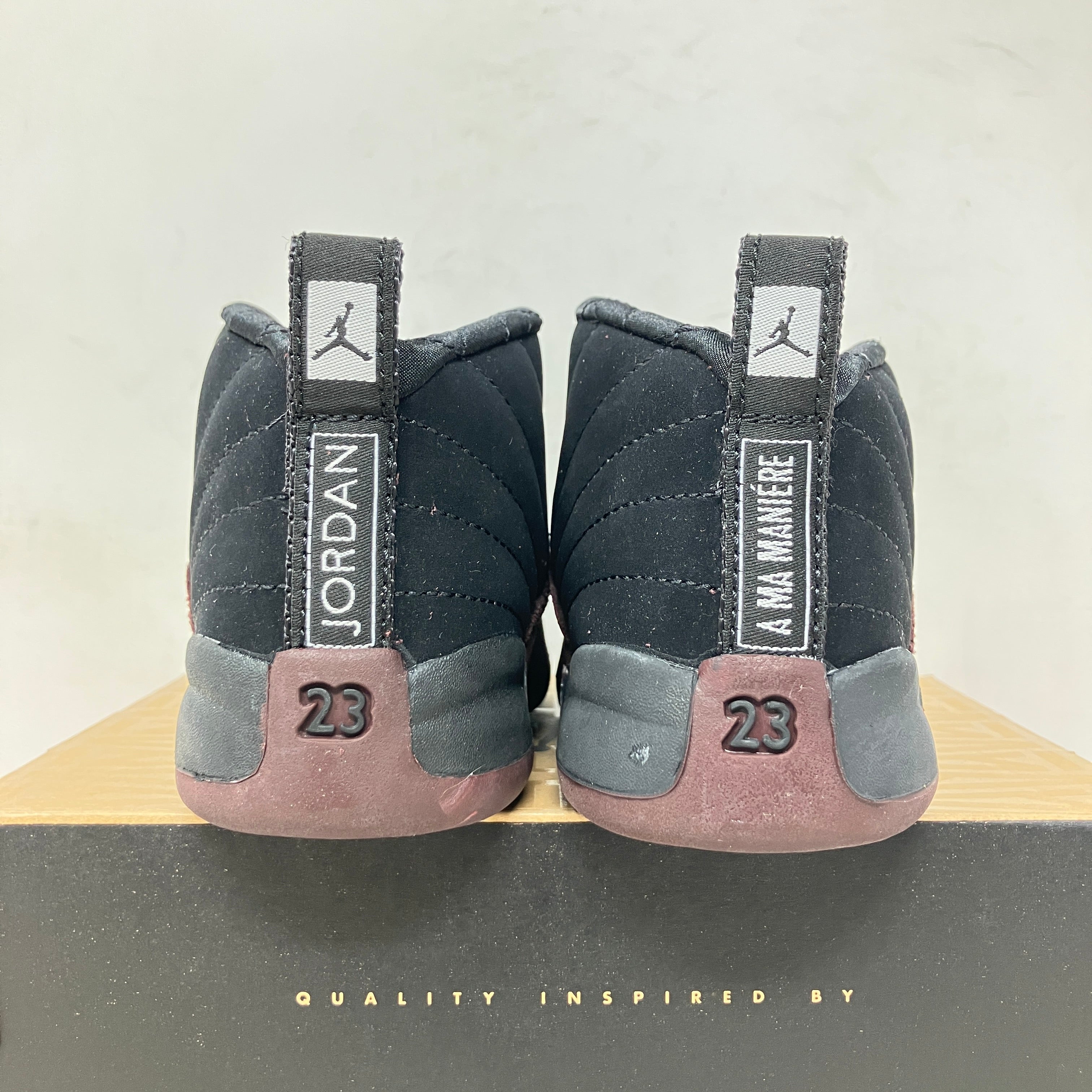 Jordan 12 Retro SP A Ma Maniére Black (PS/TD)