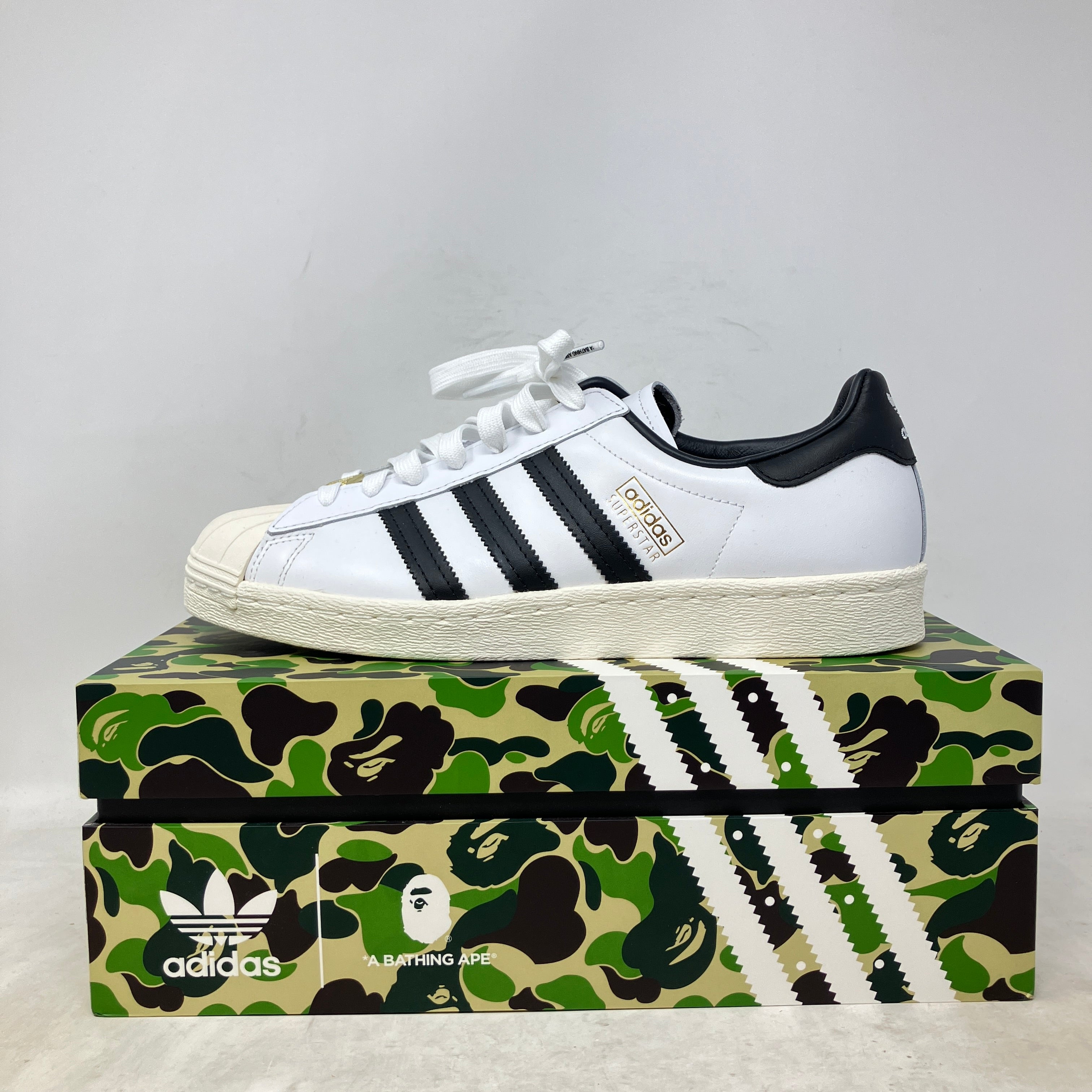 adidas Superstar 80s Bape White Black