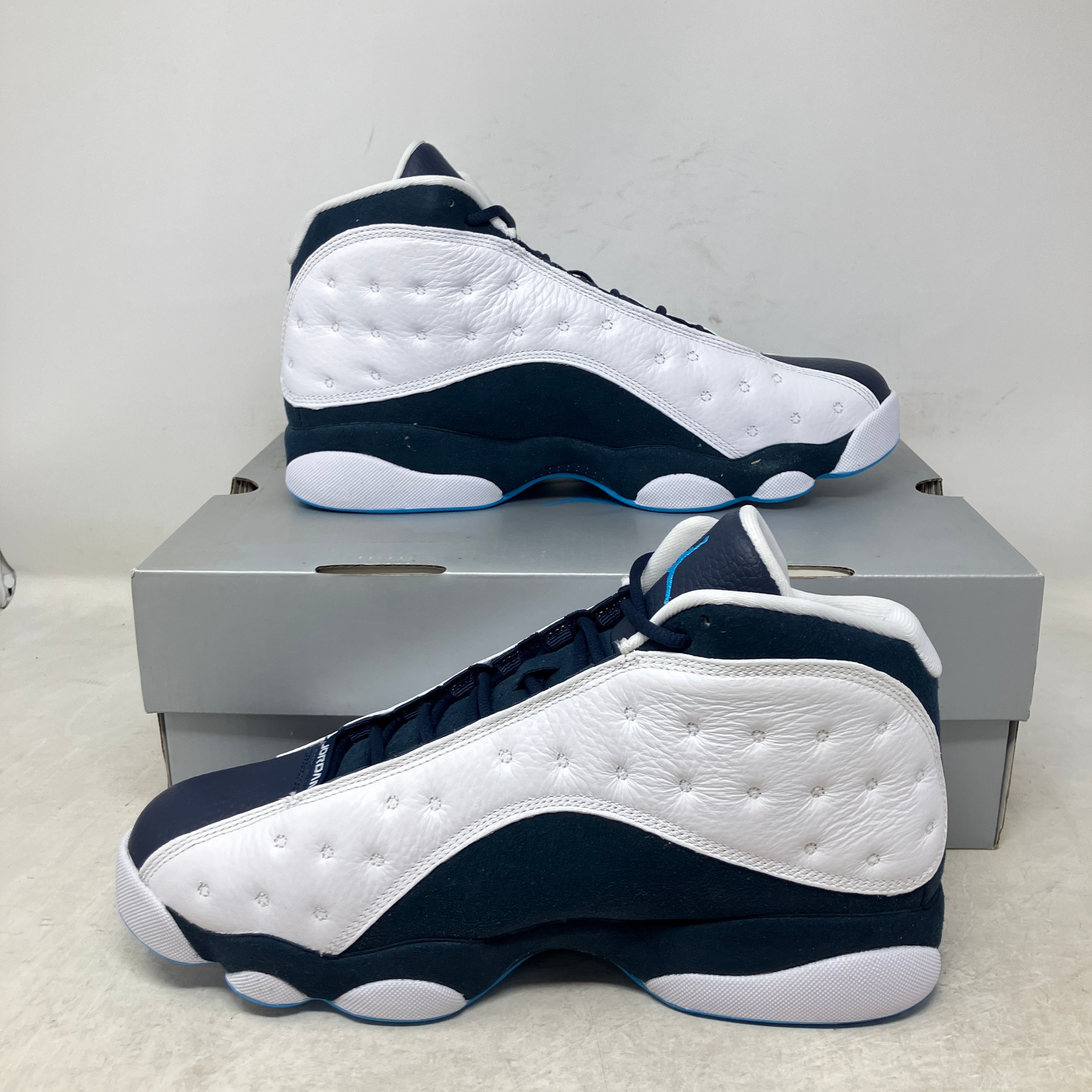 Jordan 13 Retro Obsidian Powder Blue White