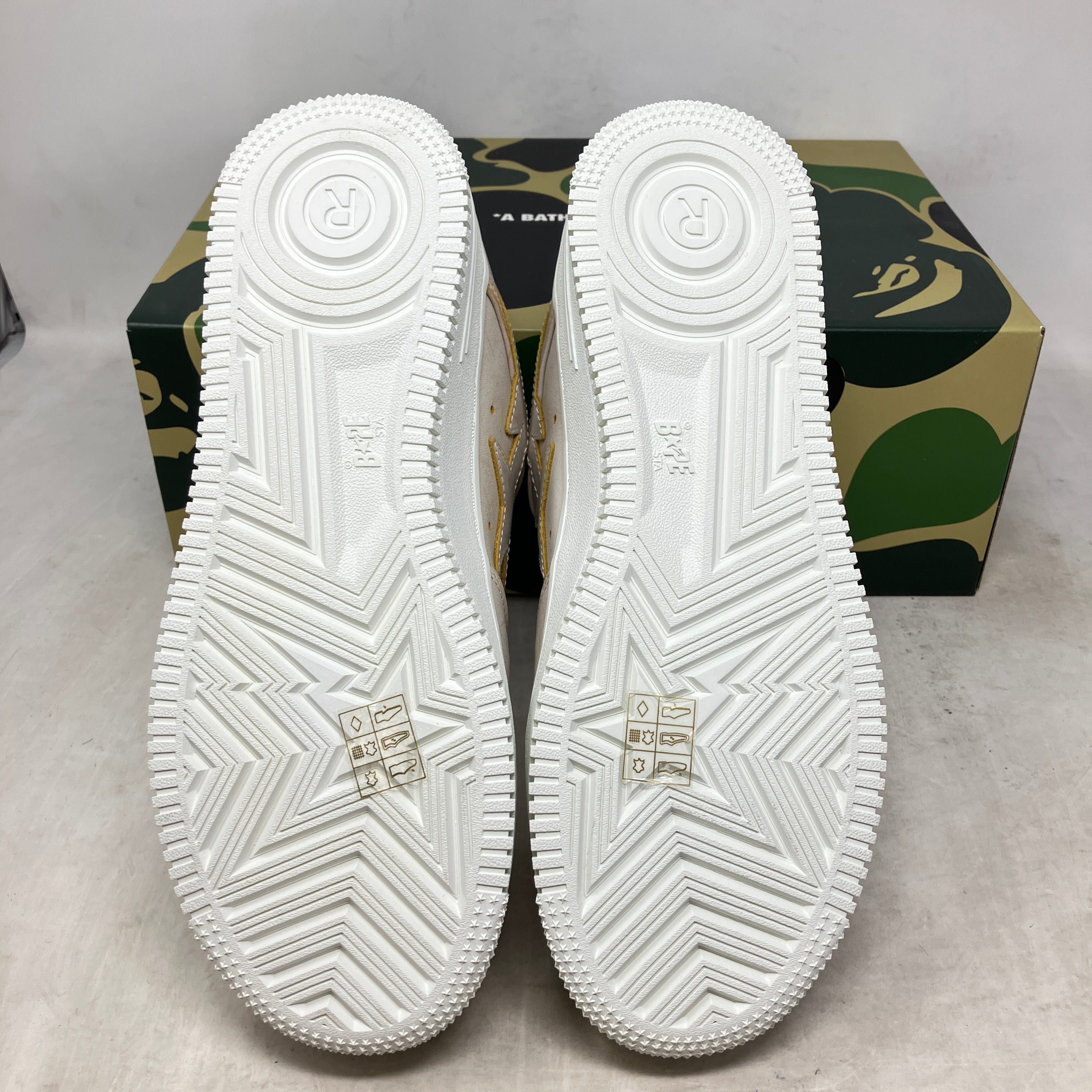 A Bathing Ape Bape Sta Wear Away Paint Beige