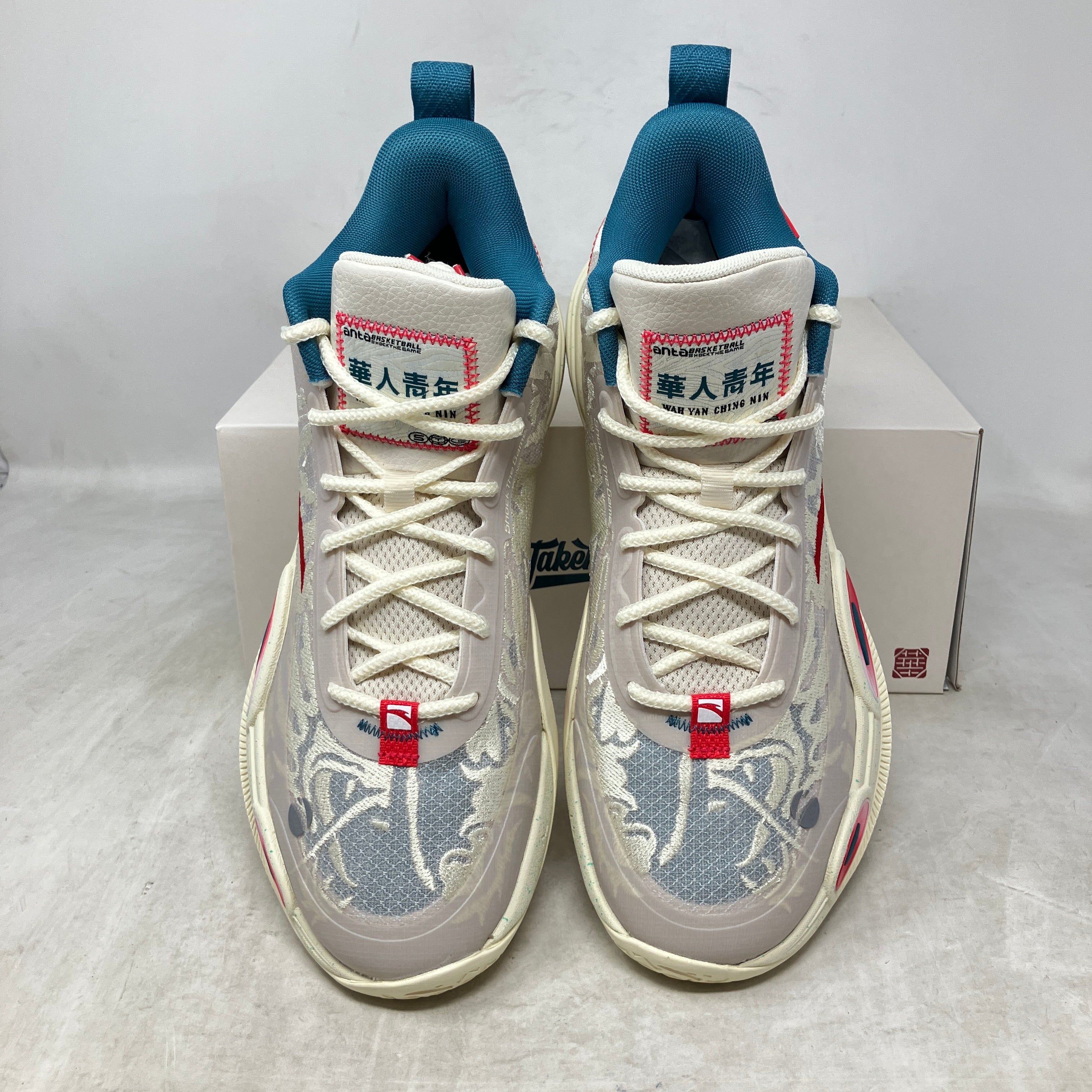 Wah Yan Ching Nin x Anta Attack 1.0 White