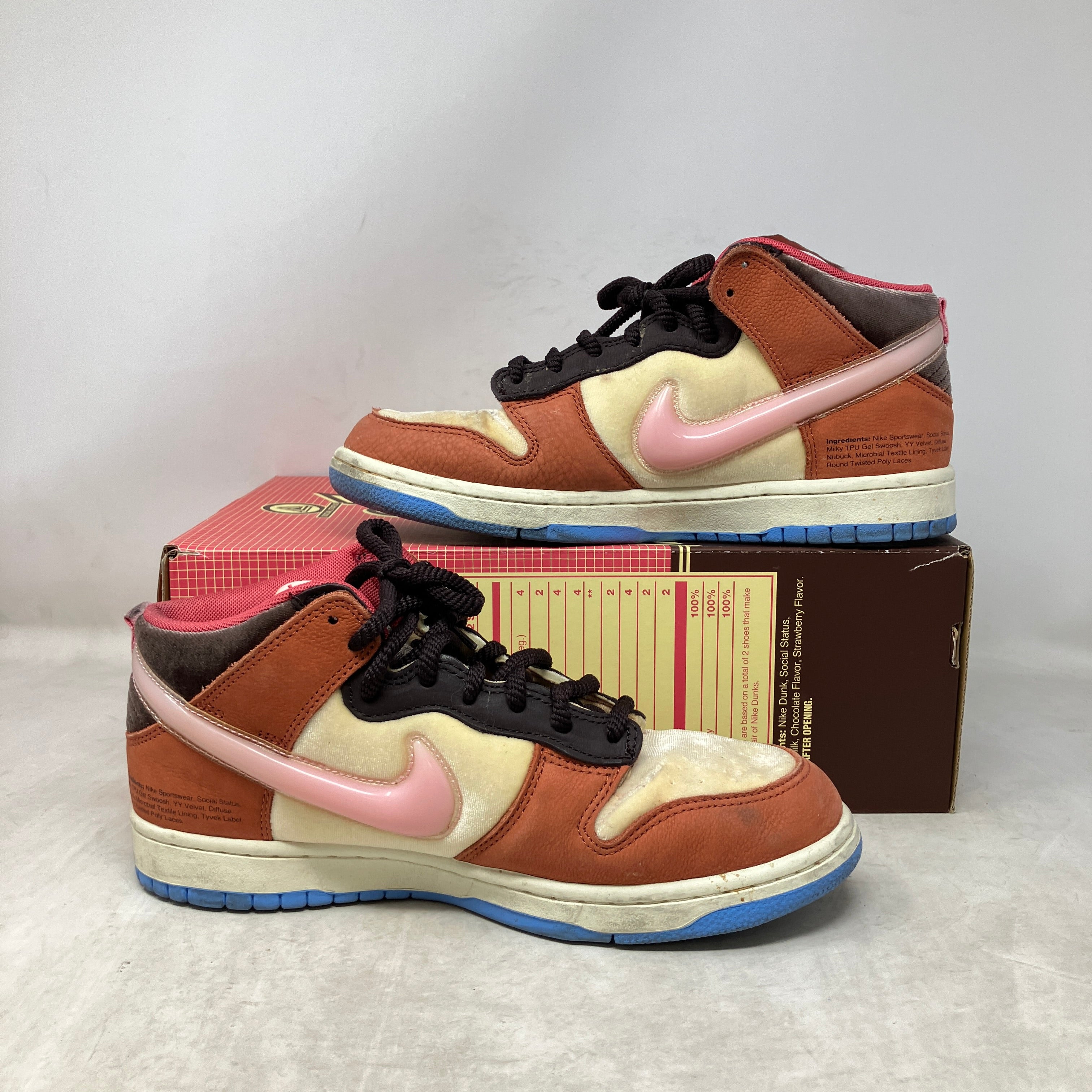 Nike Dunk Mid Social Status Free Lunch Chocolate Milk