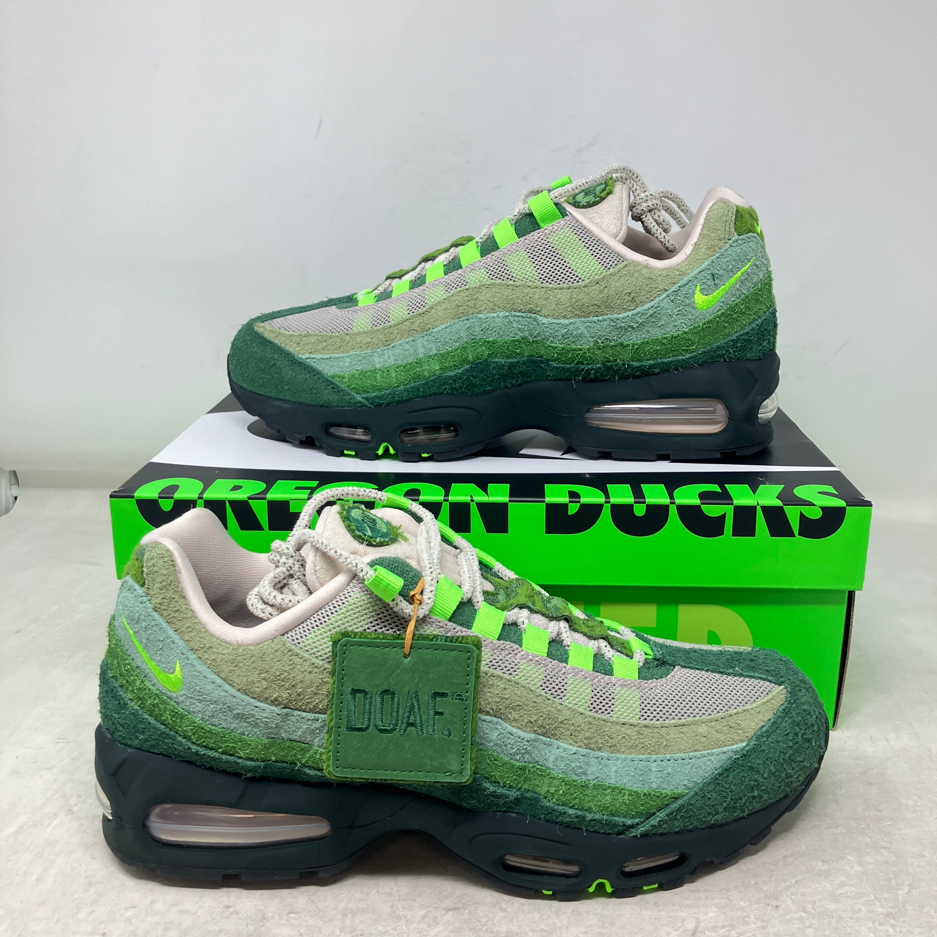 Nike Air Max 95 Big Bubble Ducks of a Feather Oregon Ducks The Woods