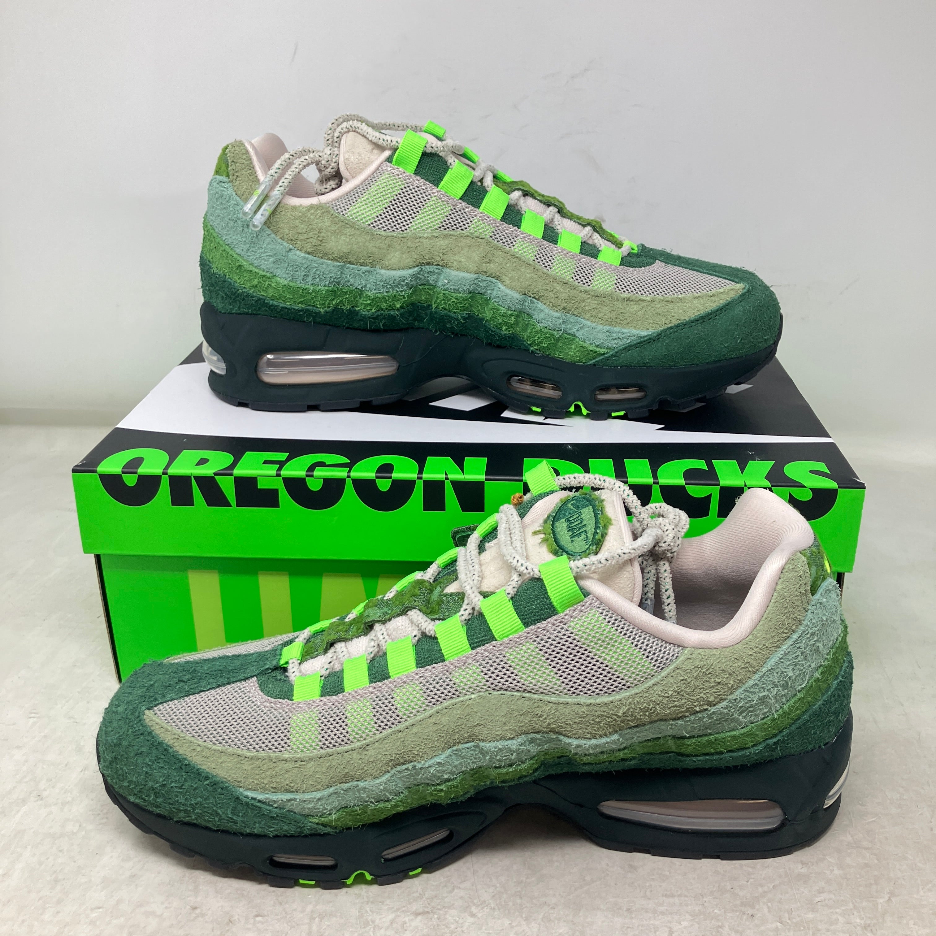 Nike Air Max 95 Big Bubble Ducks of a Feather Oregon Ducks The Woods