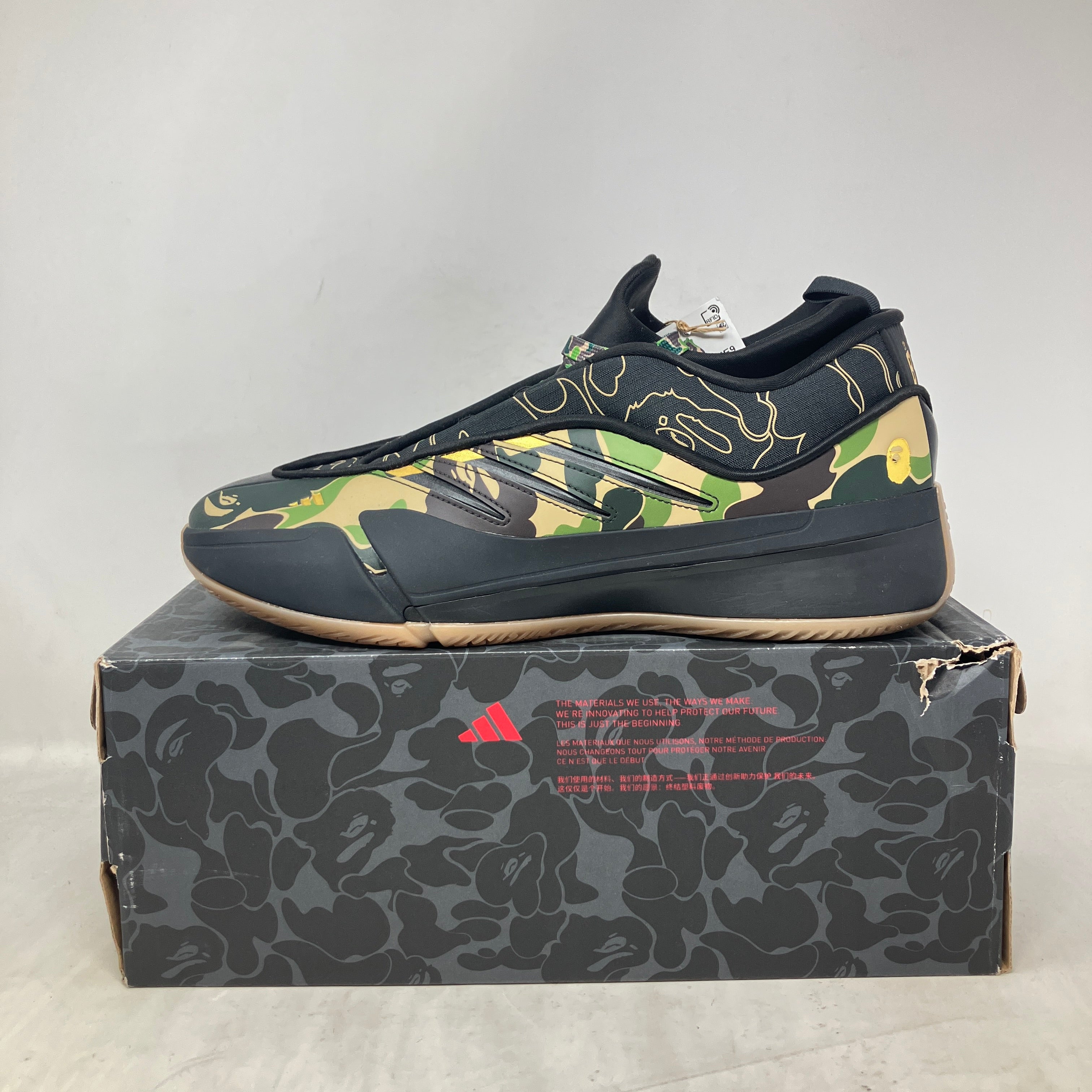 adidas Dame 9 Bape Black Green