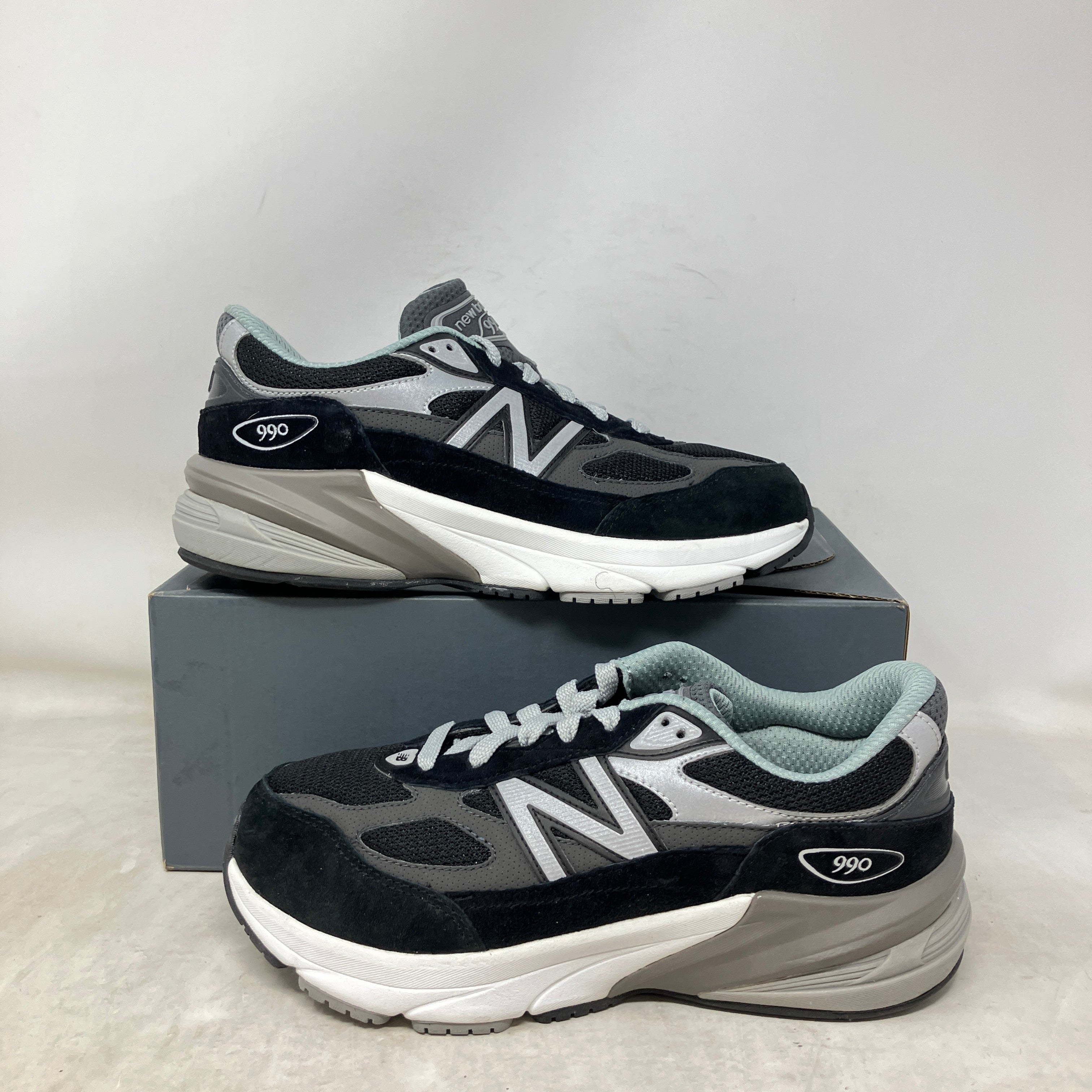 New Balance FuelCell 990v6 Black Silver (GS)