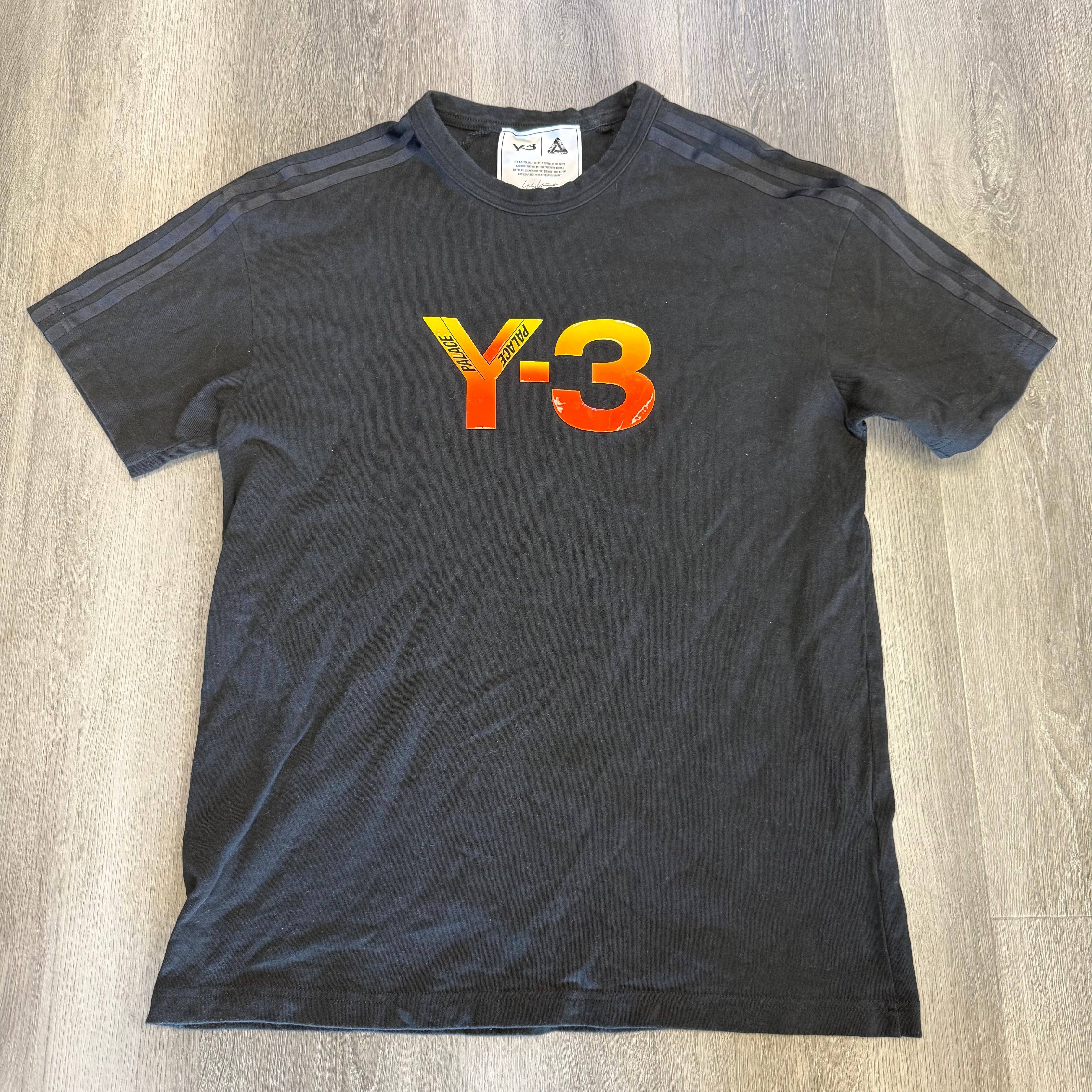 Palace Y-3 Logo T-Shirt Black