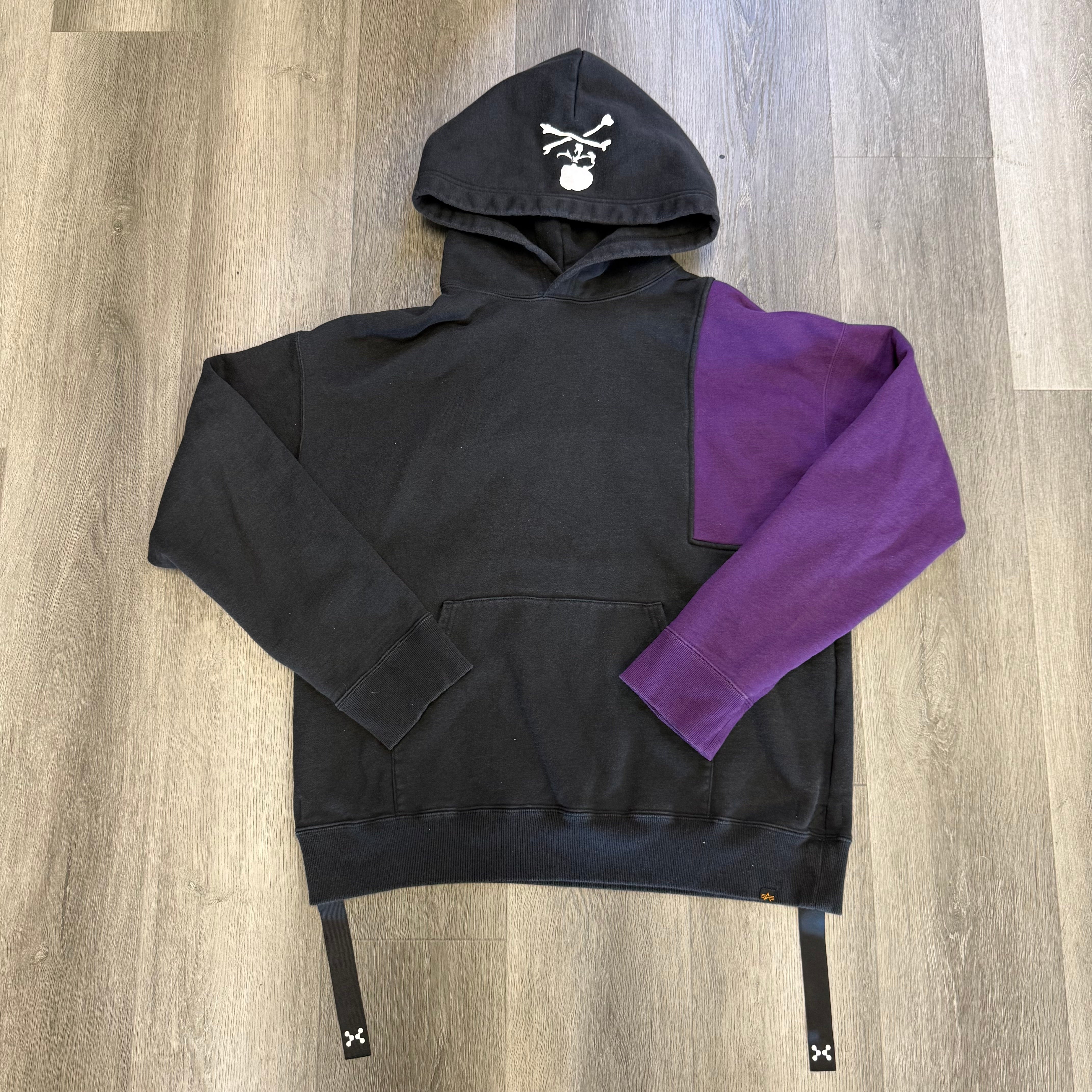 Alpha Industries Purple Sleeve Hoodie