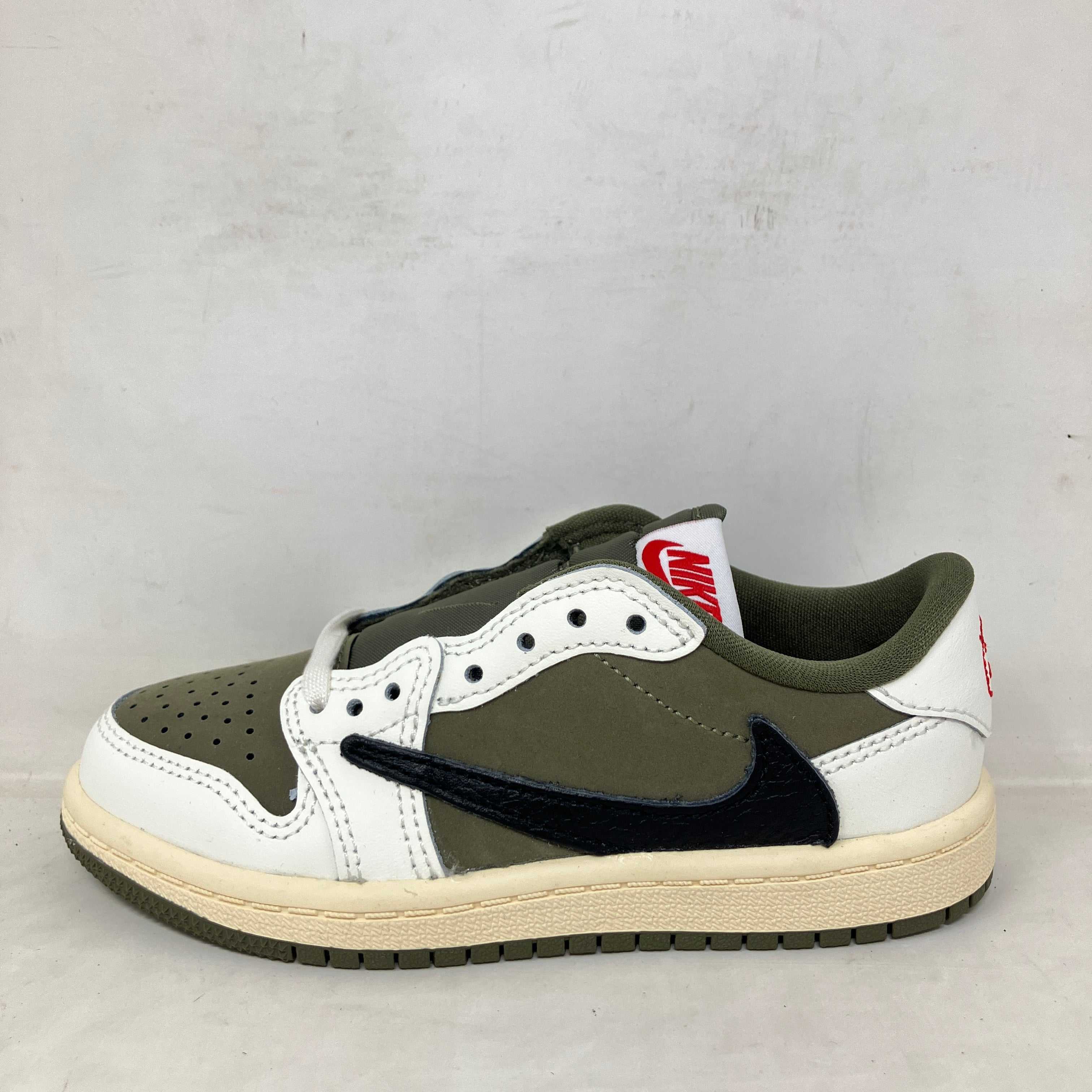Jordan 1 Retro Low OG SP Travis Scott Medium Olive (PS) - Brand
