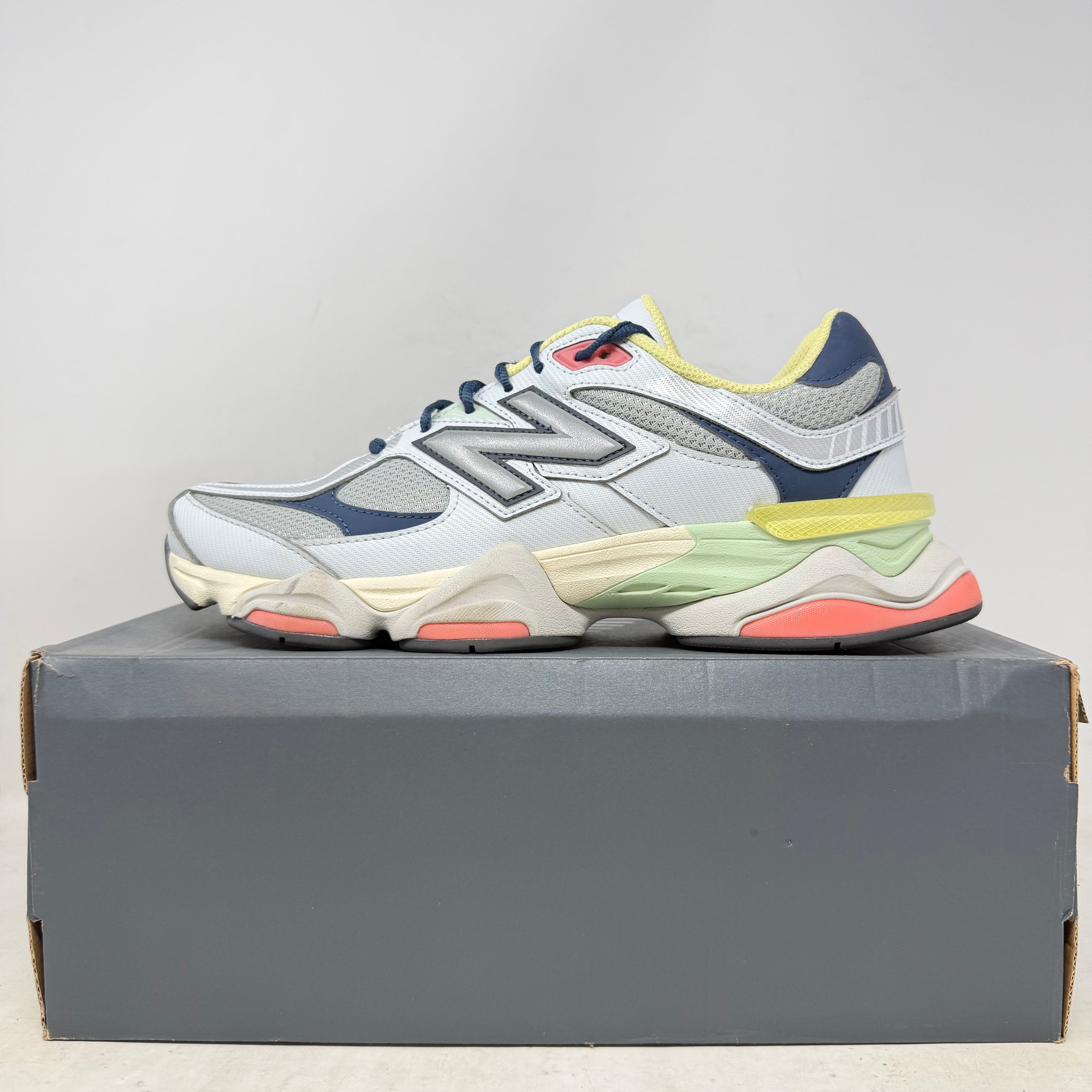 New Balance 9060 Grey Yellow Navy