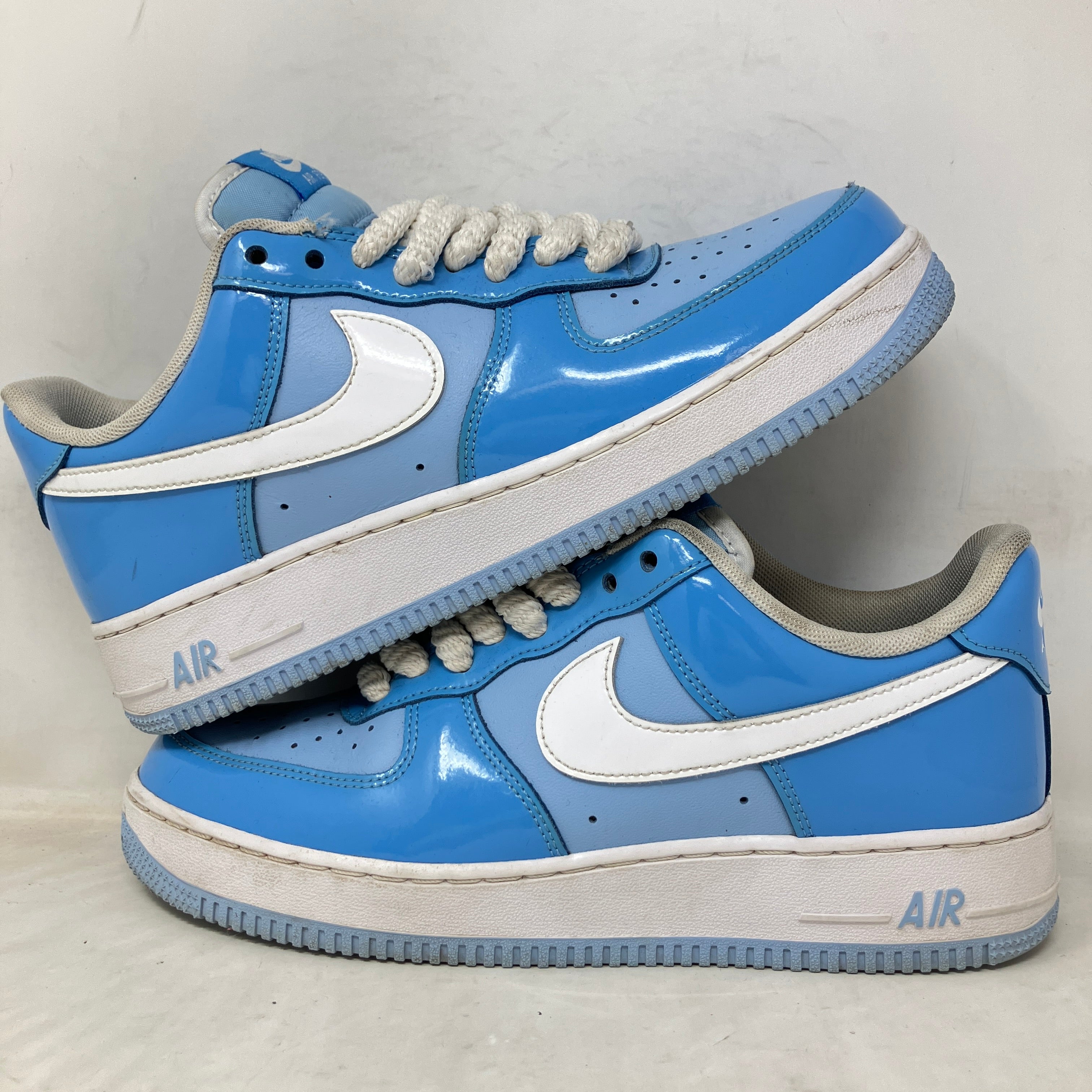 Nike Air Force 1 Low '07 LV8 Phychic Blue White Patent