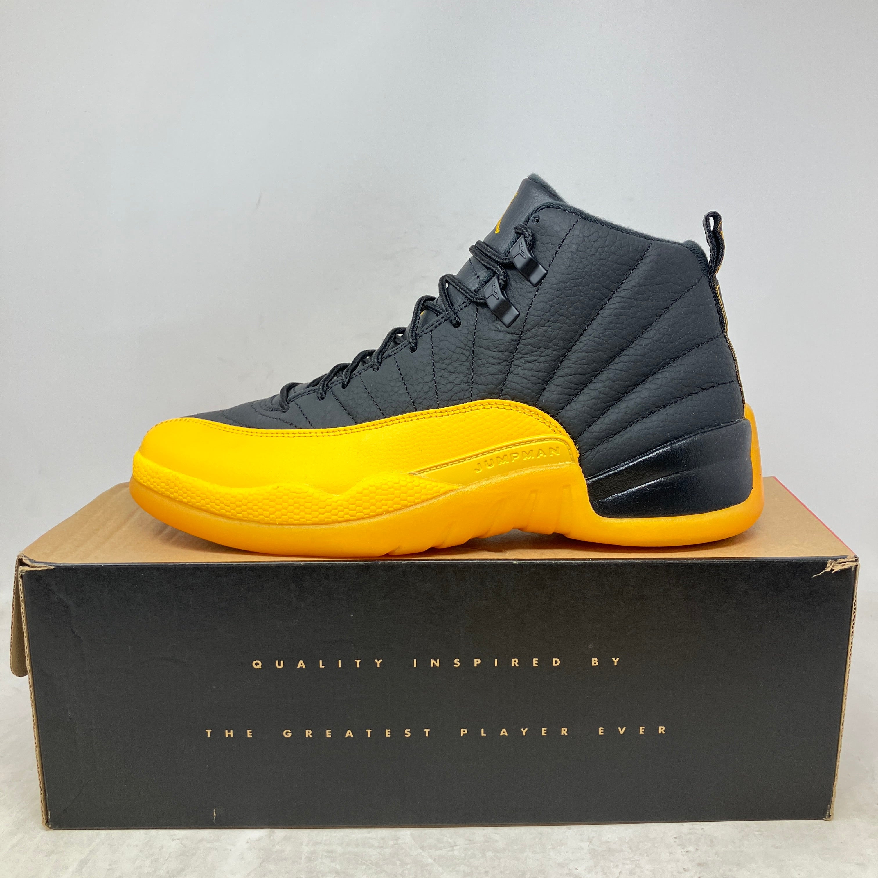 Jordan 12 Retro Black University Gold