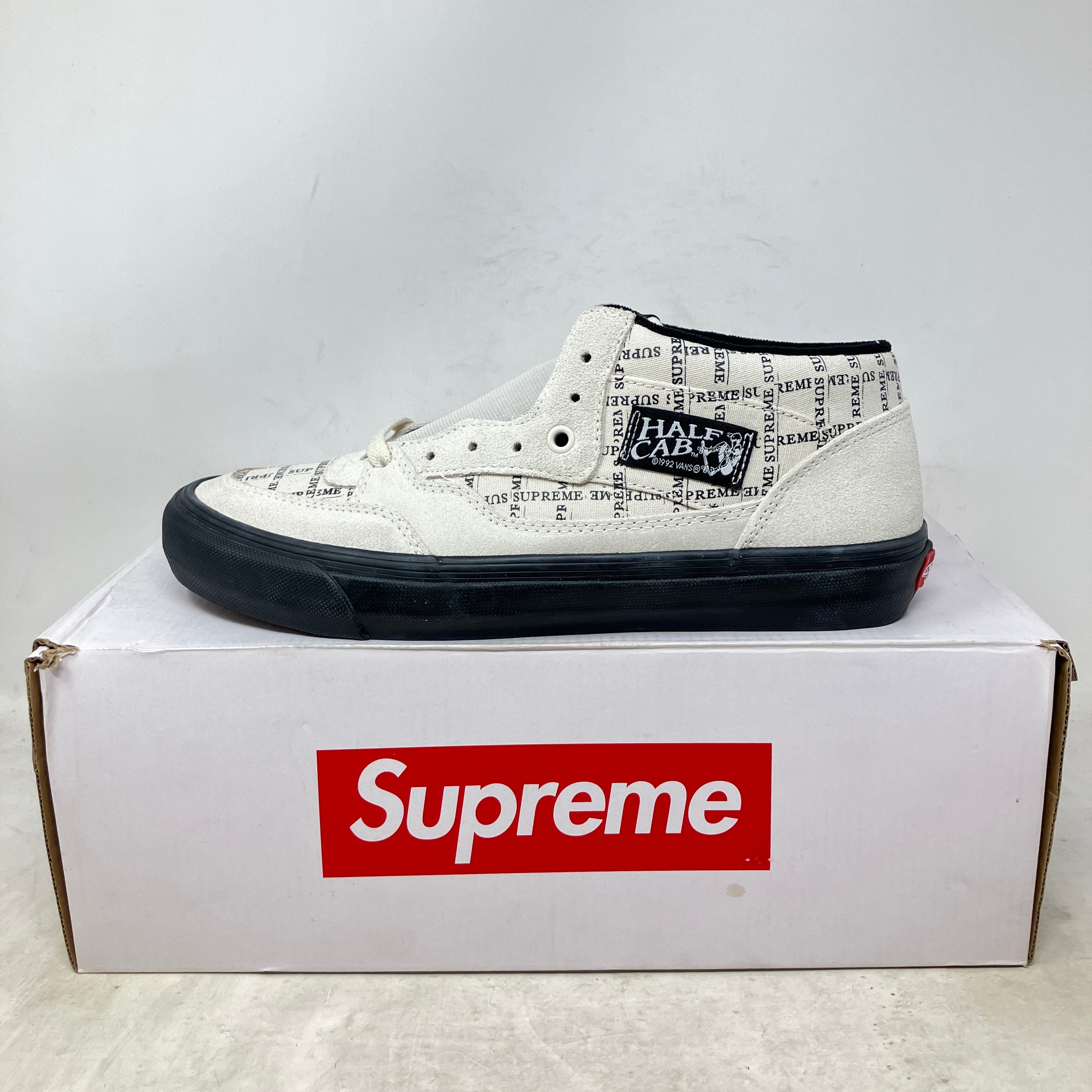 Vans Half Cab Supreme Grid White