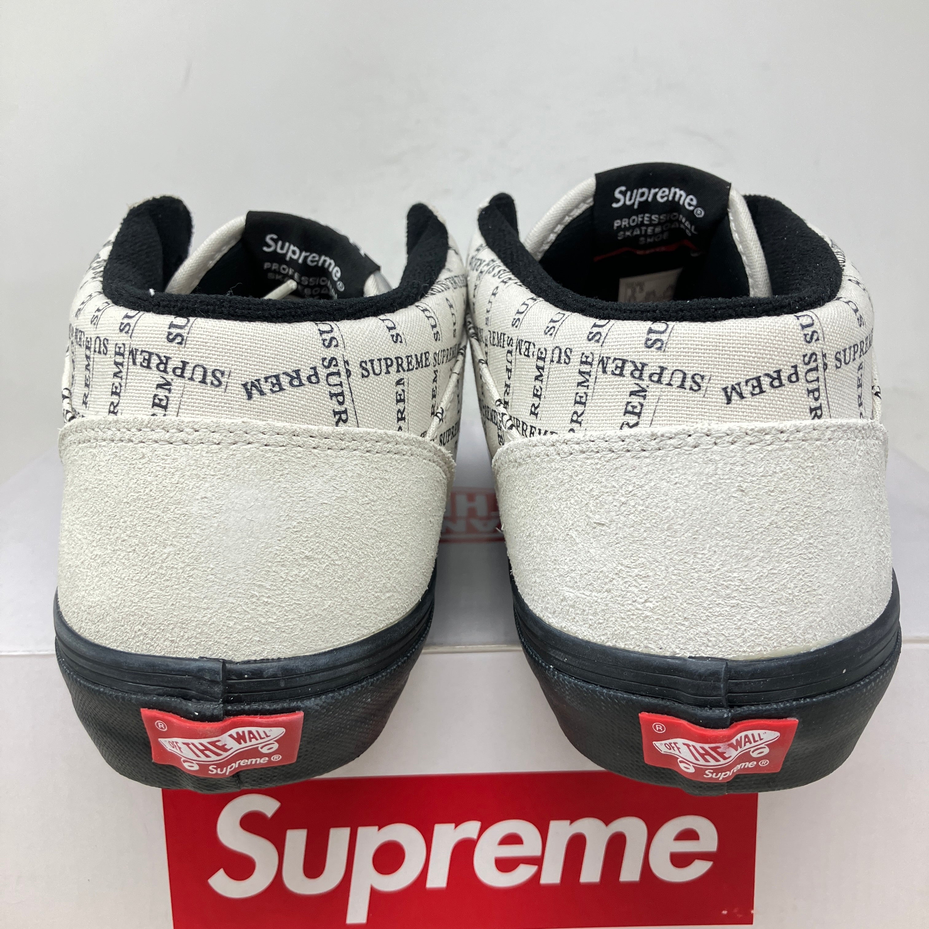 Vans Half Cab Supreme Grid White