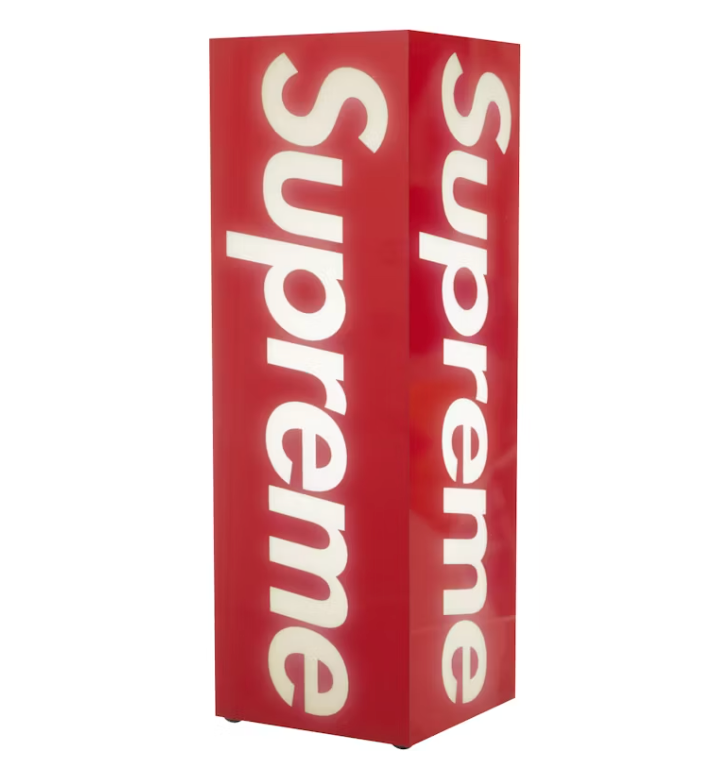 Supreme Box Logo Lamp Red