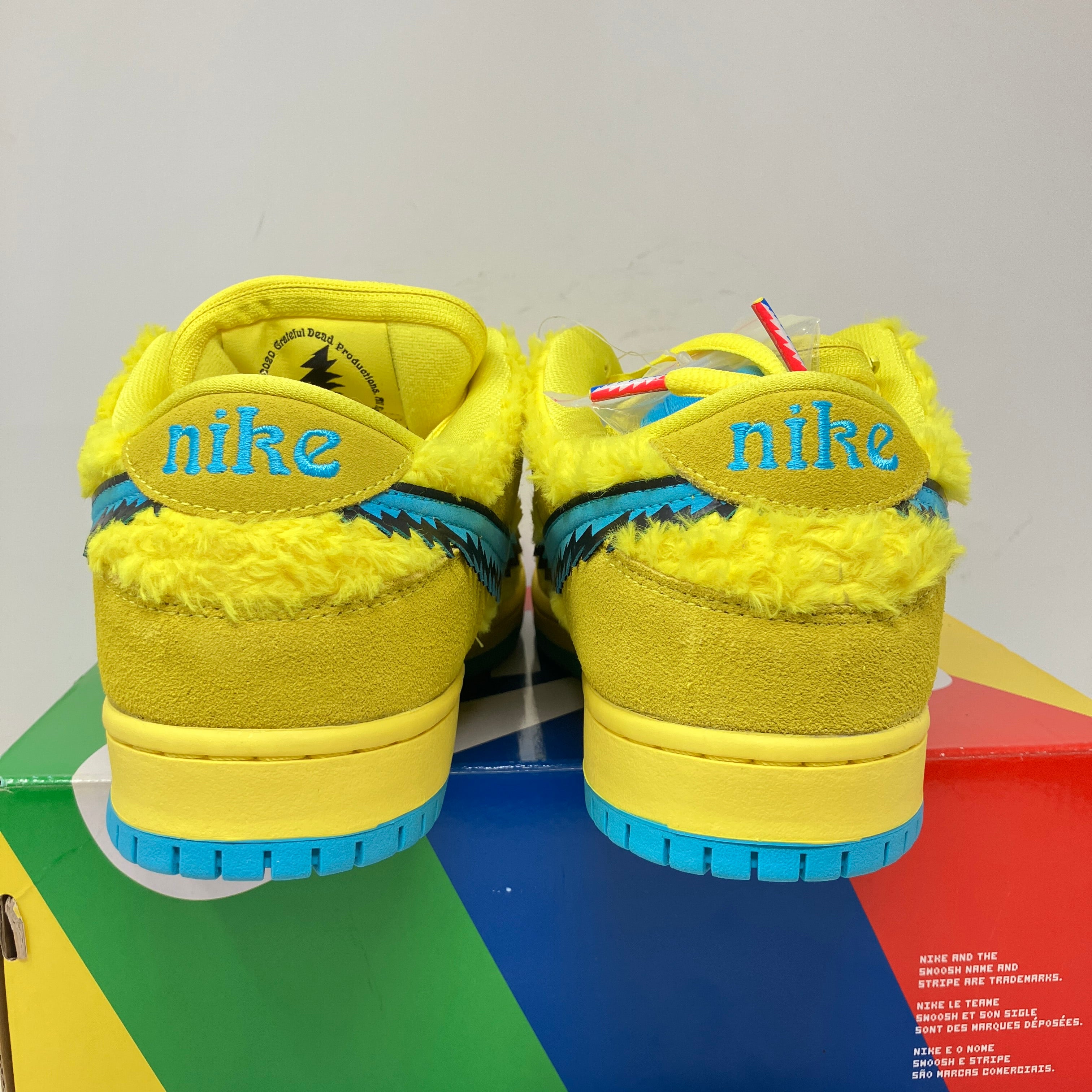 Nike SB Dunk Low Grateful Dead Bears Opti Yellow