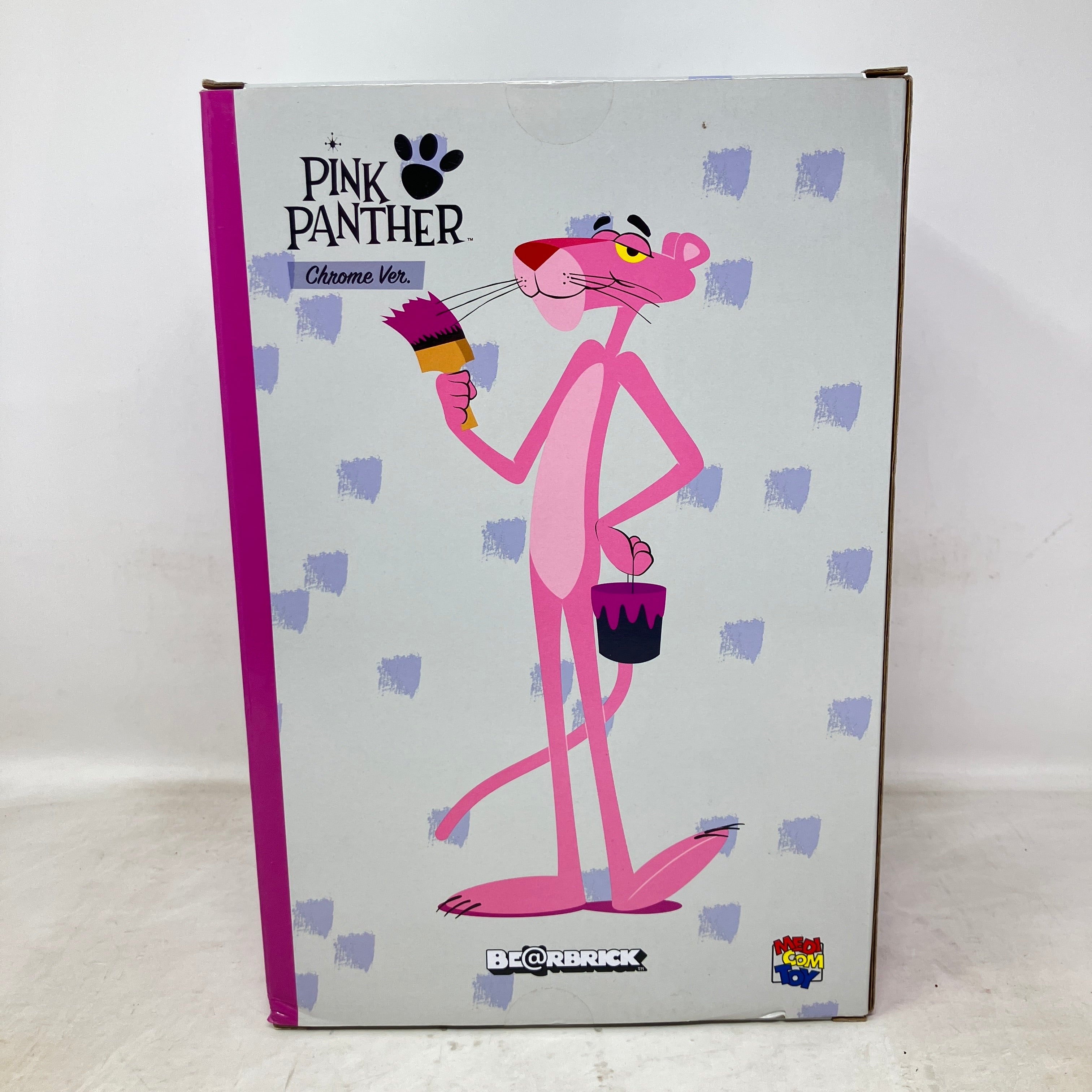 Bearbrick x Pink Panther 100% & 400% Set Chrome Ver.