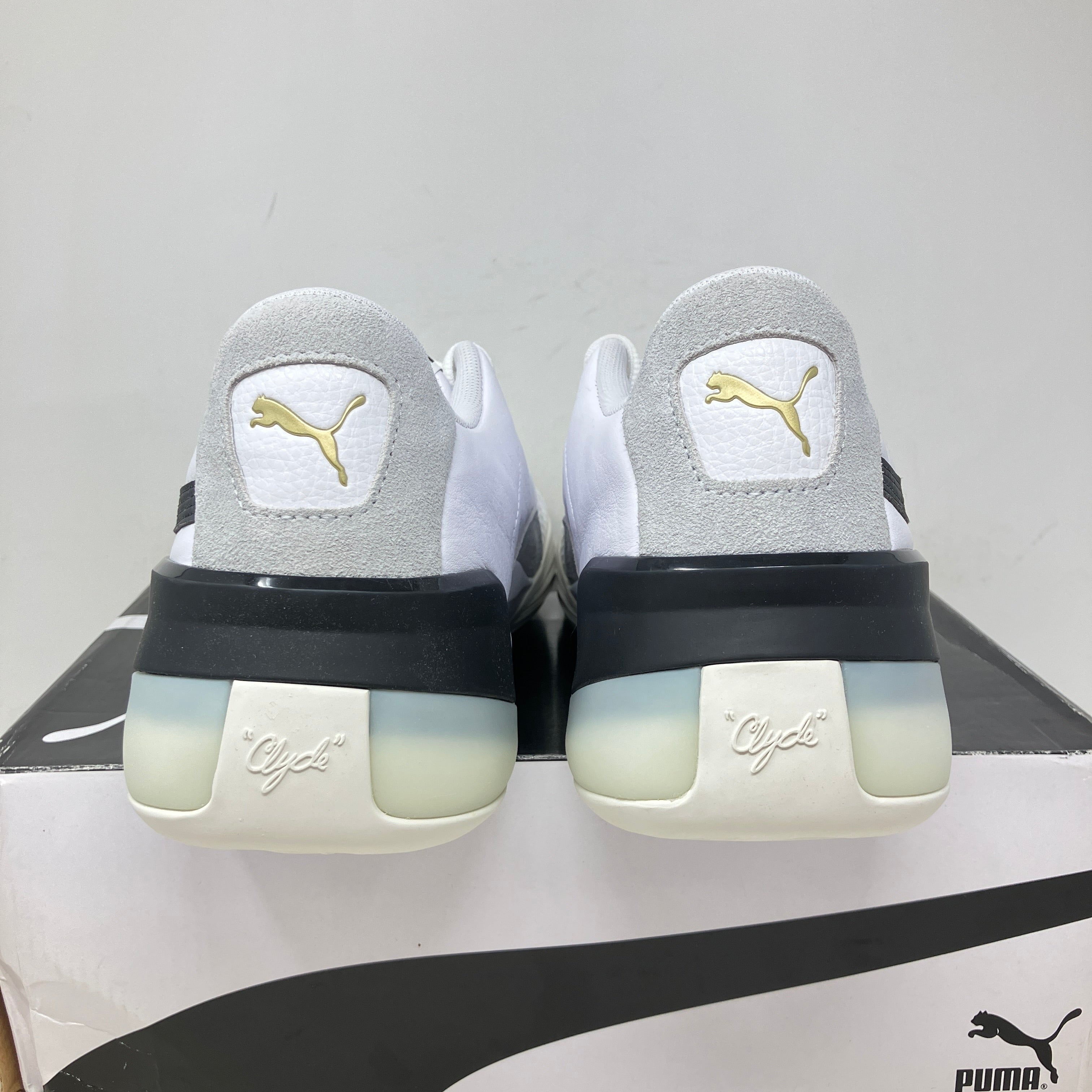 Puma Clyde Hardwood White Black
