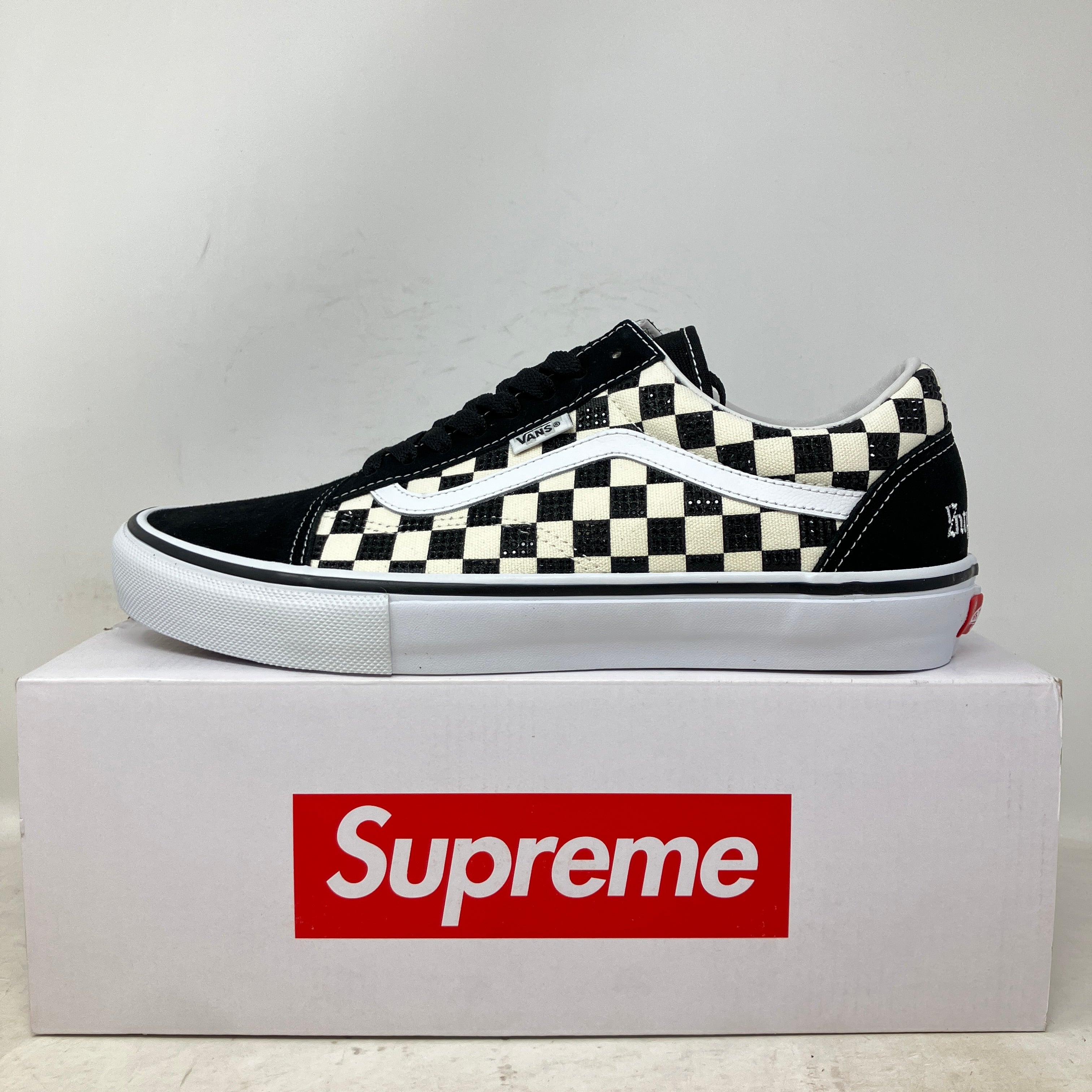 Vans Old Skool Supreme Swarovski Black