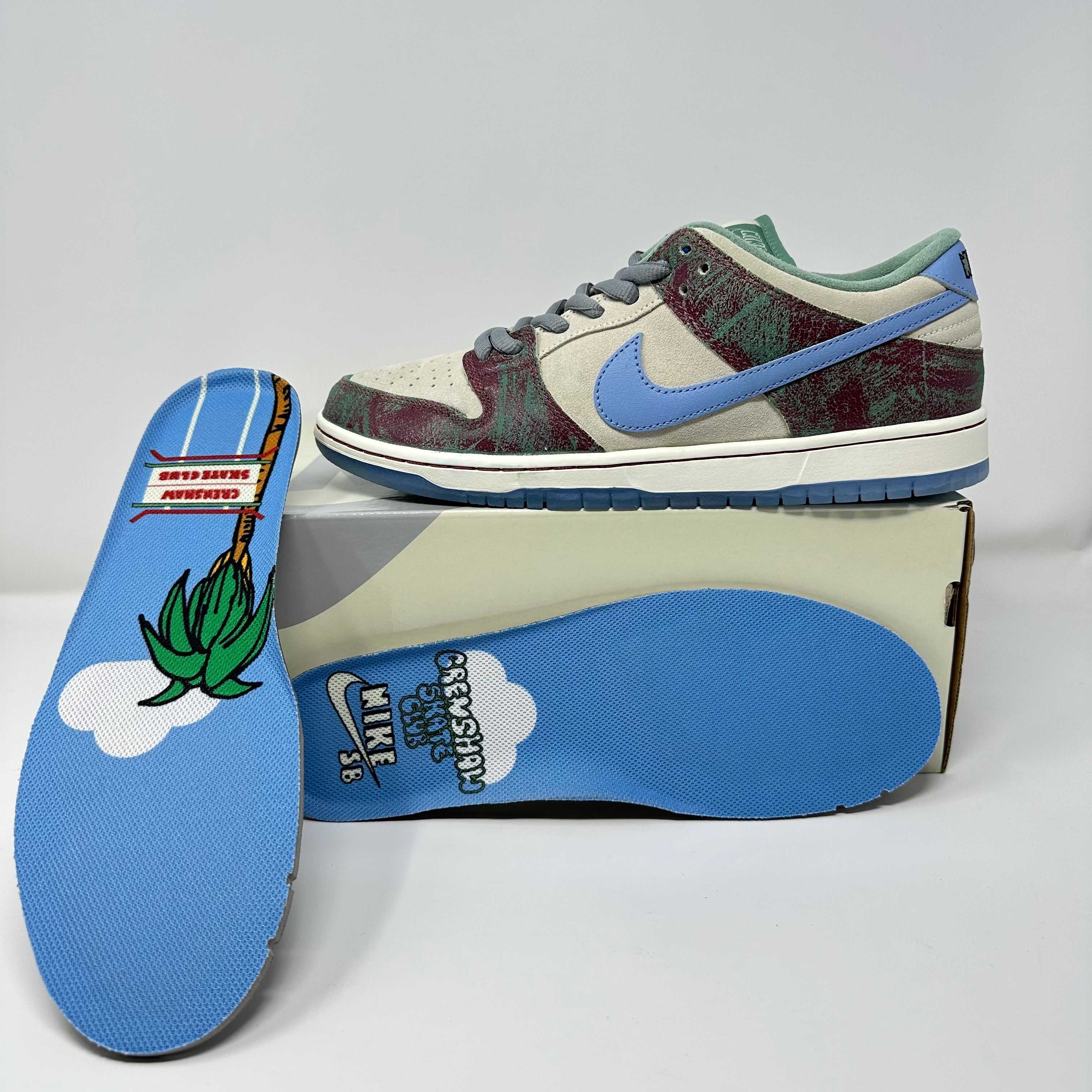 Nike SB Dunk Low Crenshaw Skate Club brand new with all accessories included