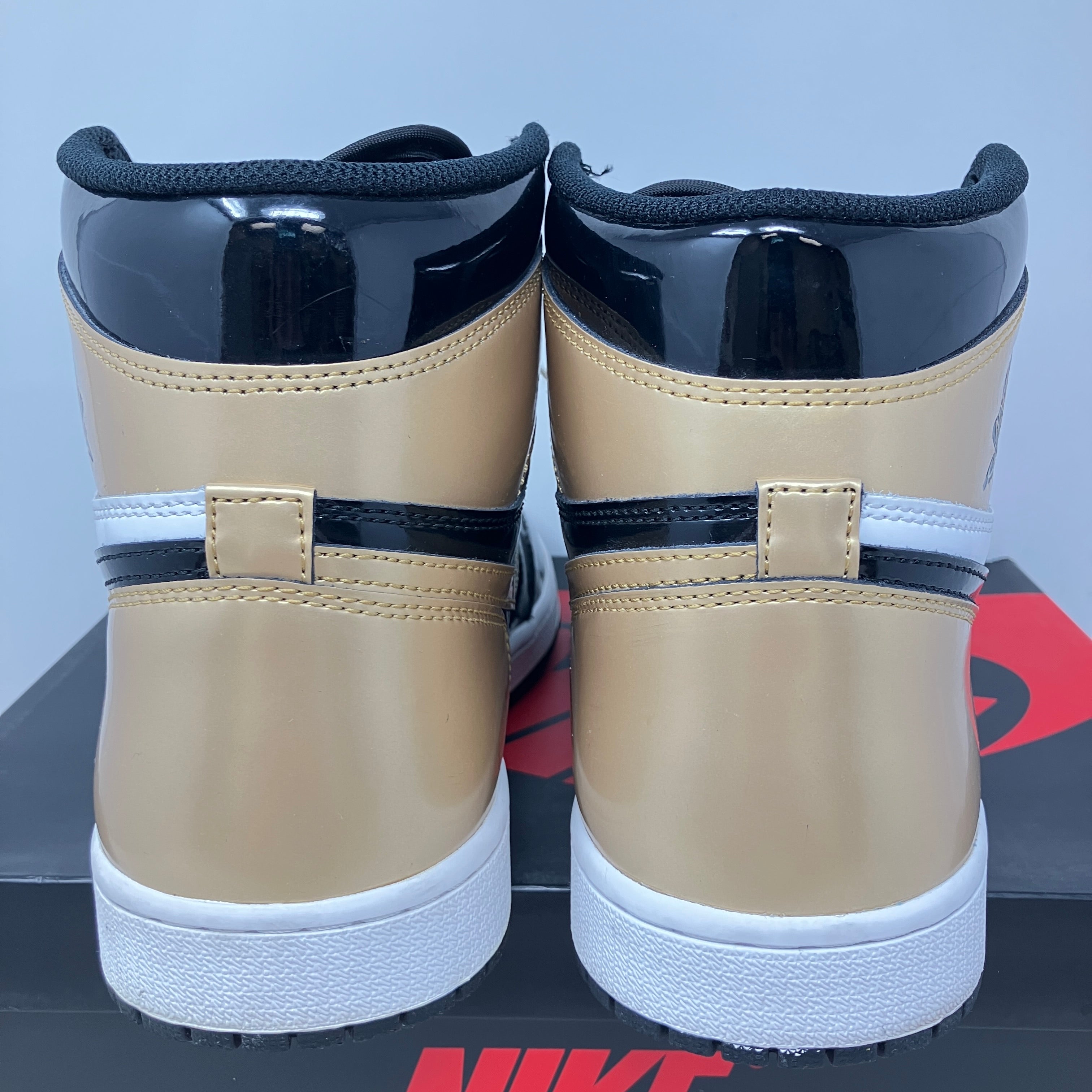 Jordan 1 Retro High NRG Patent Gold Toe