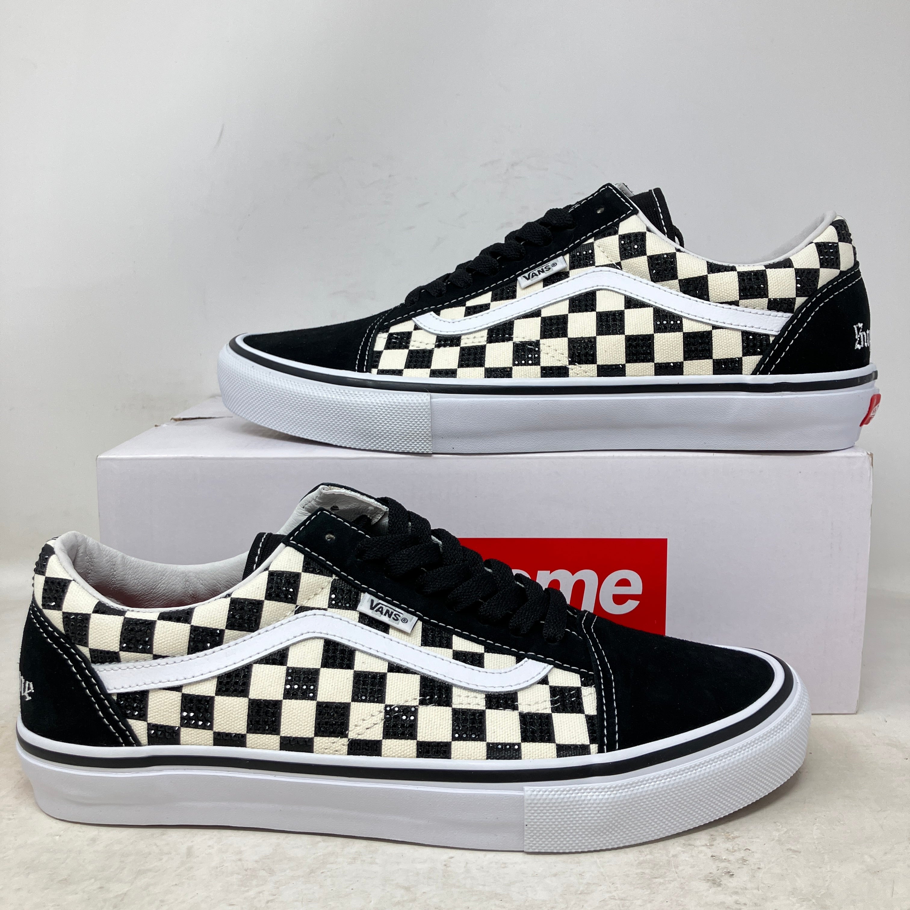 Vans Old Skool Supreme Swarovski Black