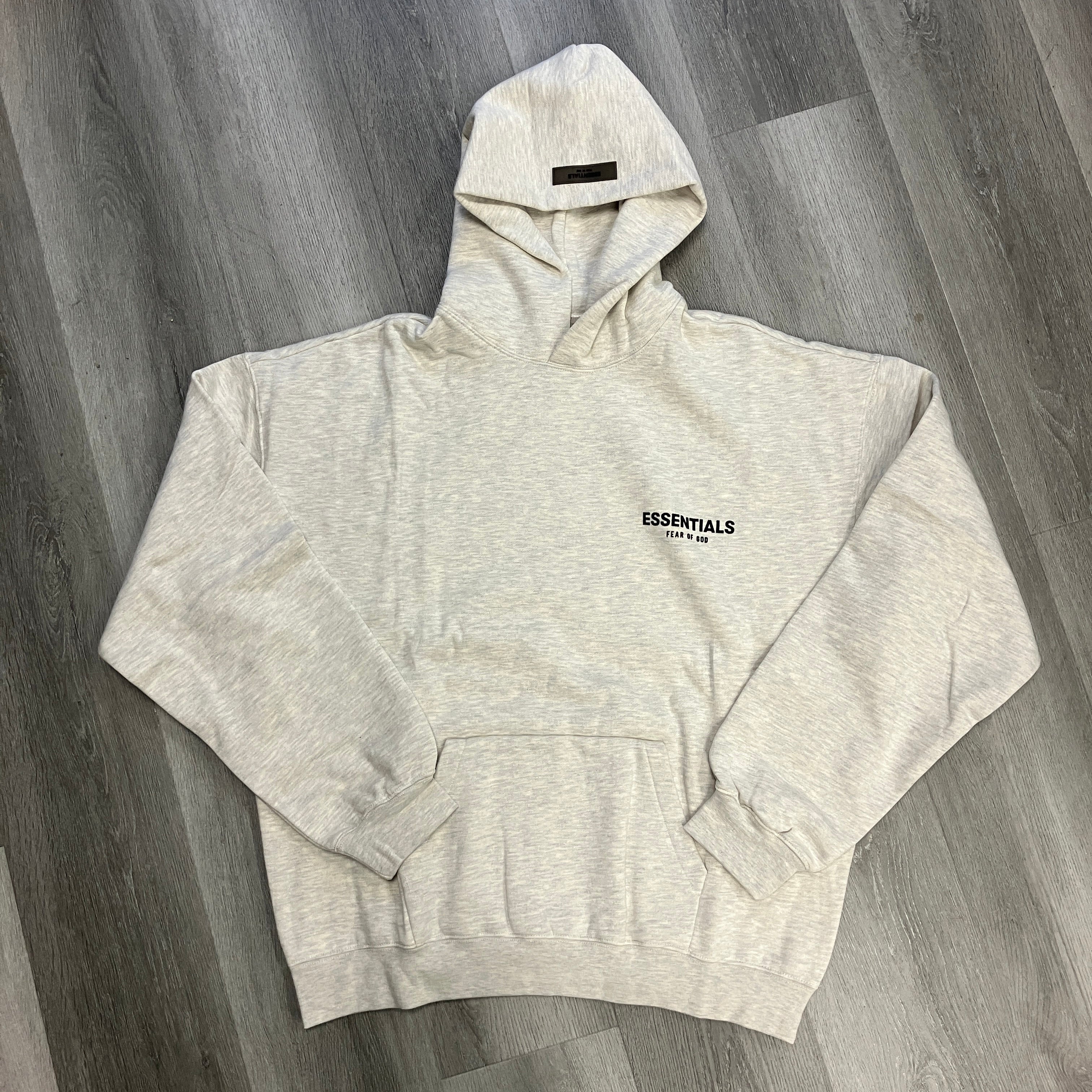 Fear of God Essentials Hoodie Light Oatmeal – Hidden Realm