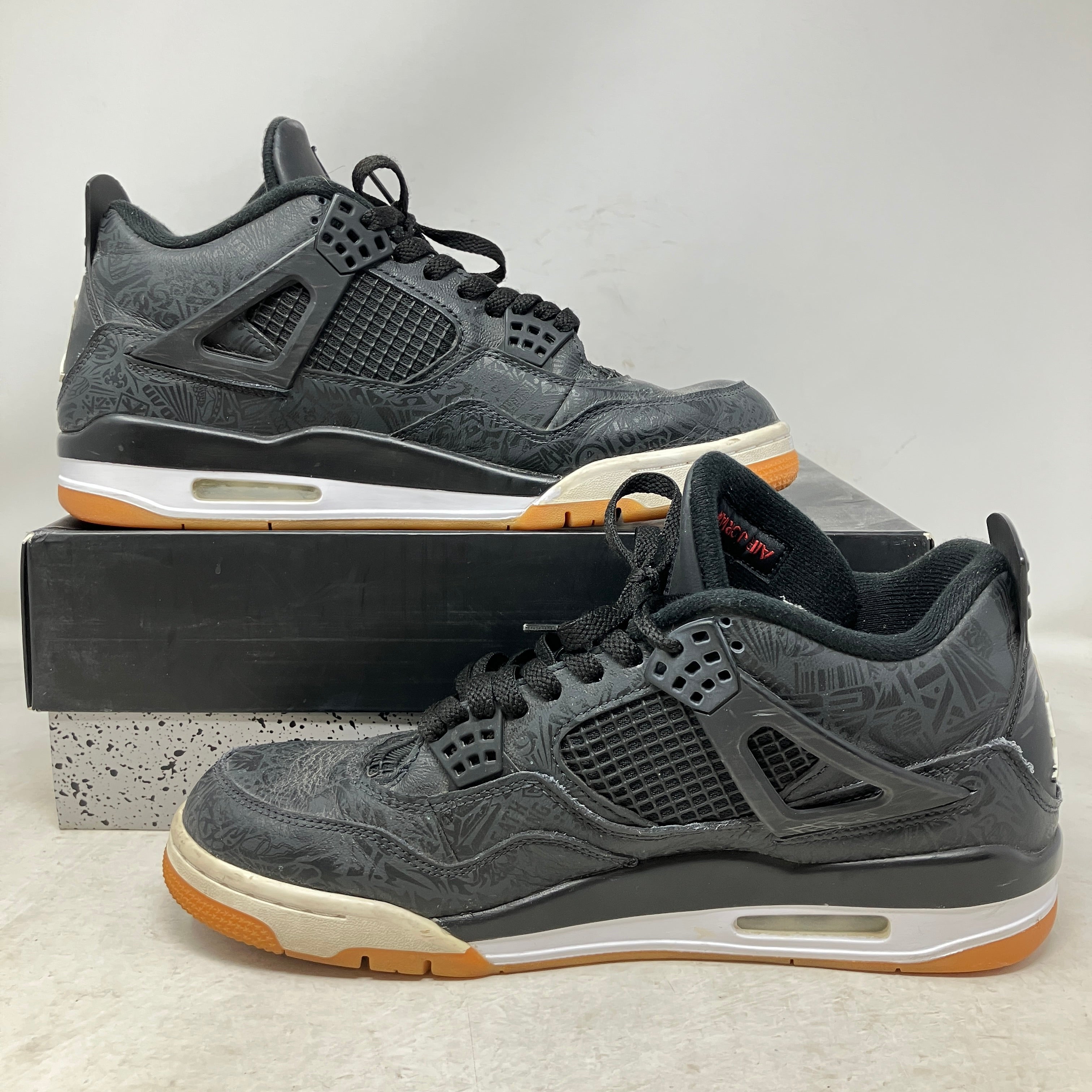 Jordan 4 Retro Laser Black Gum