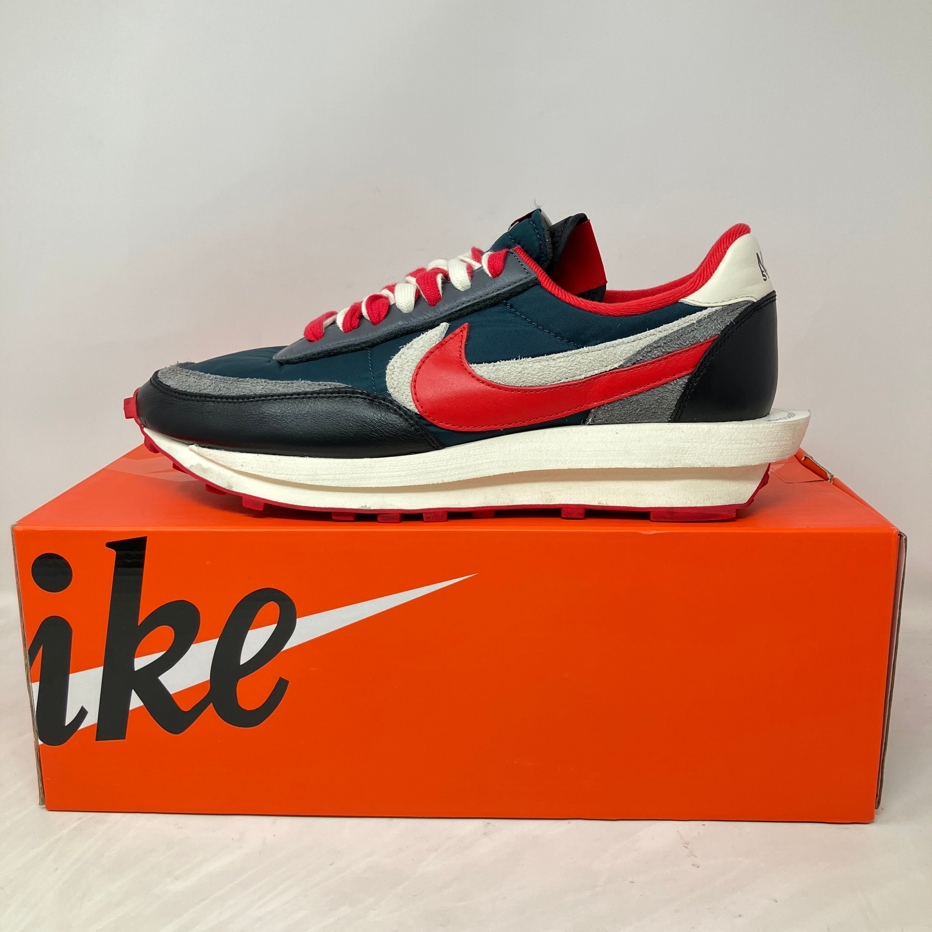 Nike LD Waffle sacai Undercover Midnight Spruce University Red