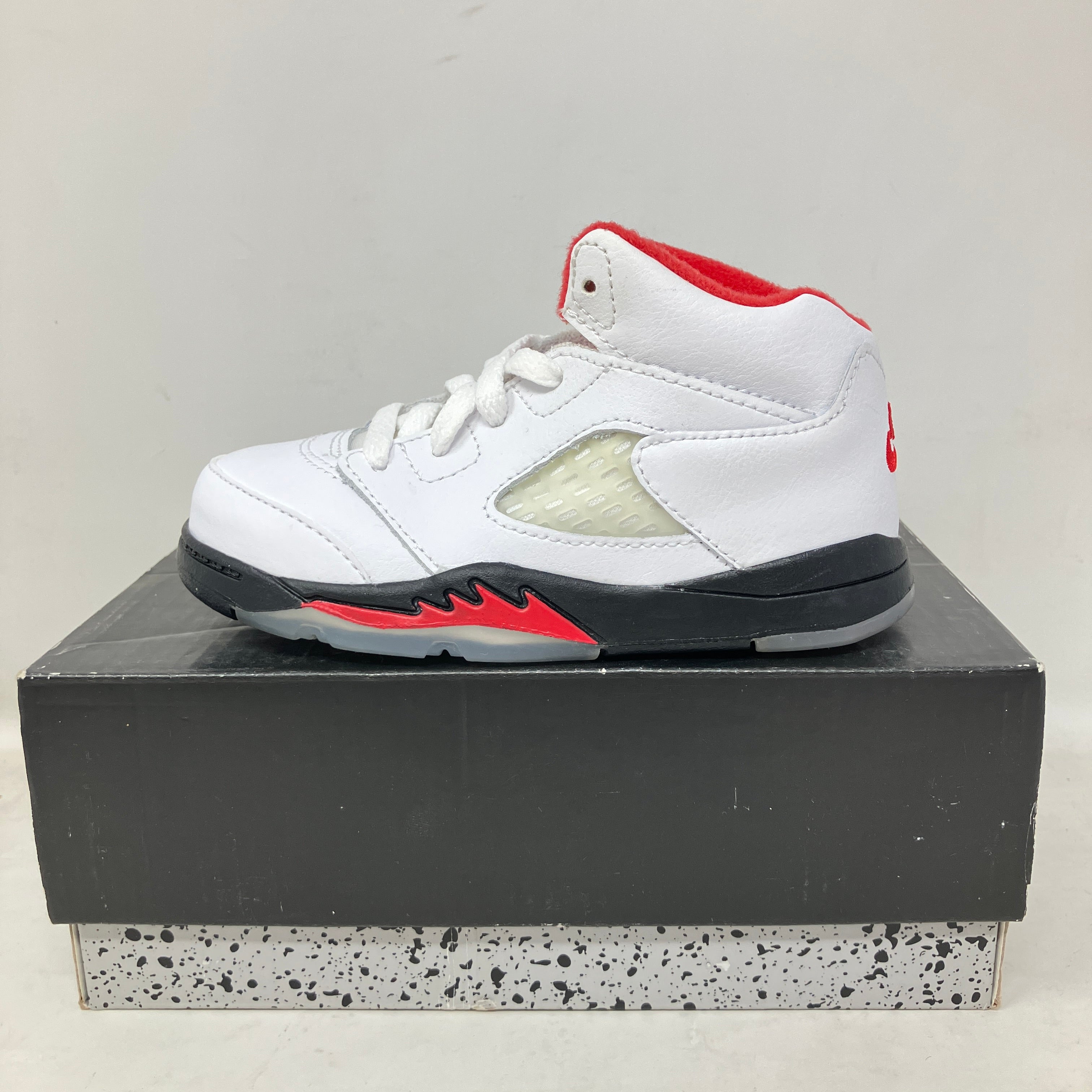 Jordan 5 Retro Fire Red Silver Tongue (2020) (TD)(PS)
