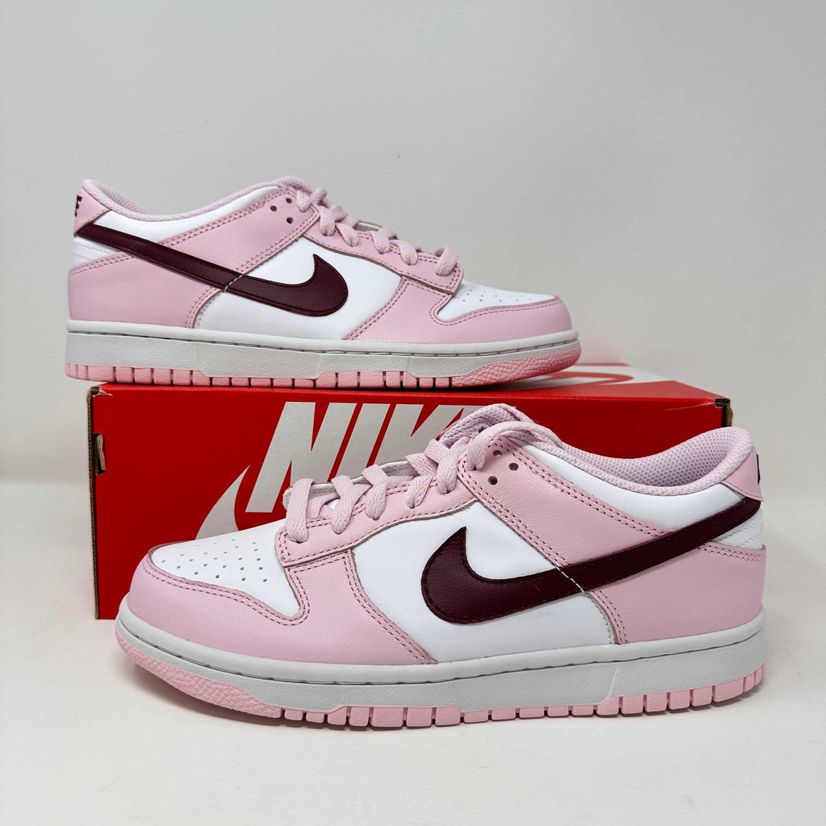Nike Dunk Low Pink Foam Red White (GS)
